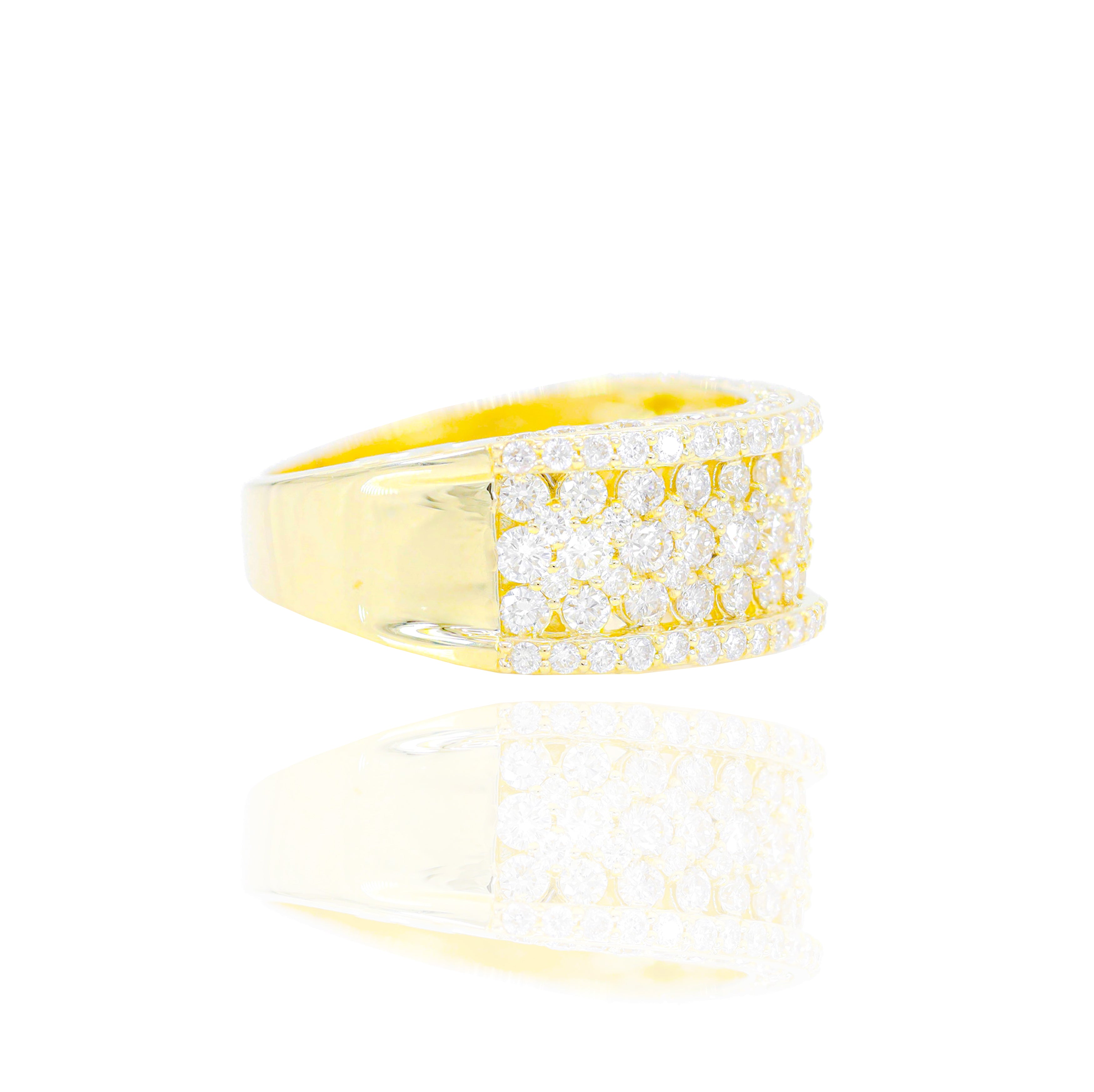 5 Row Diamond Ring Band