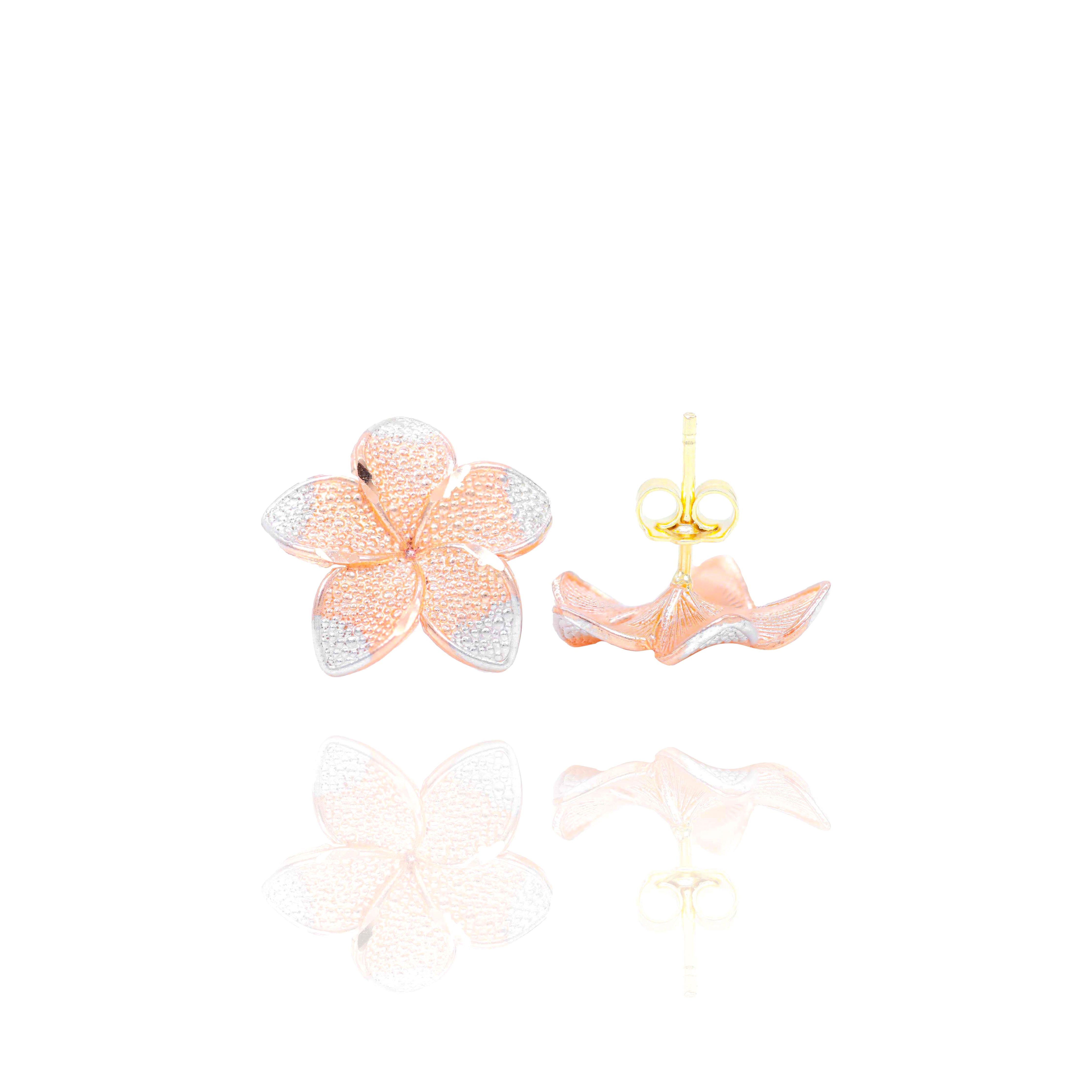 Gold Flower Earrings