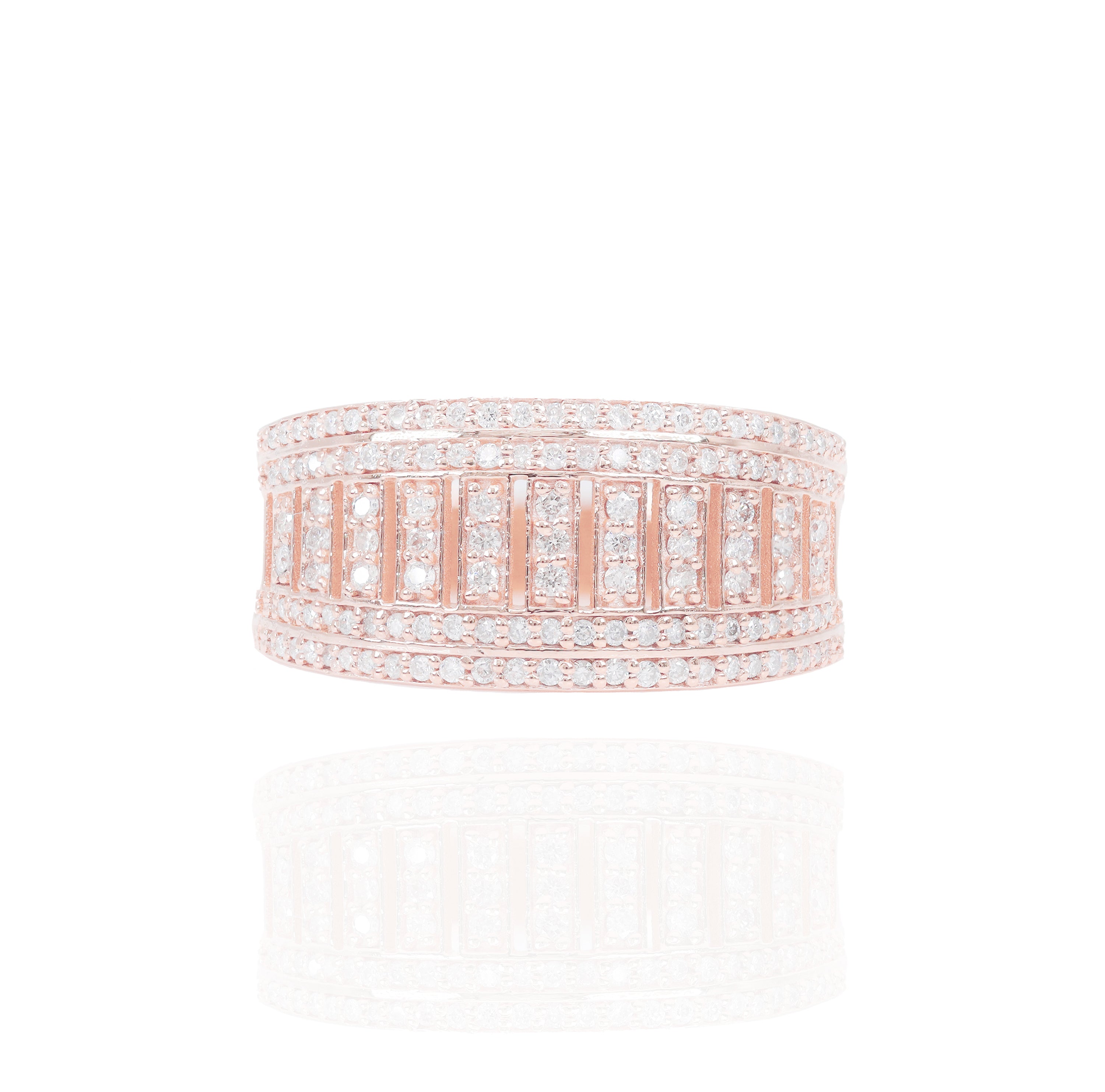Cluster Frame Diamond Ring