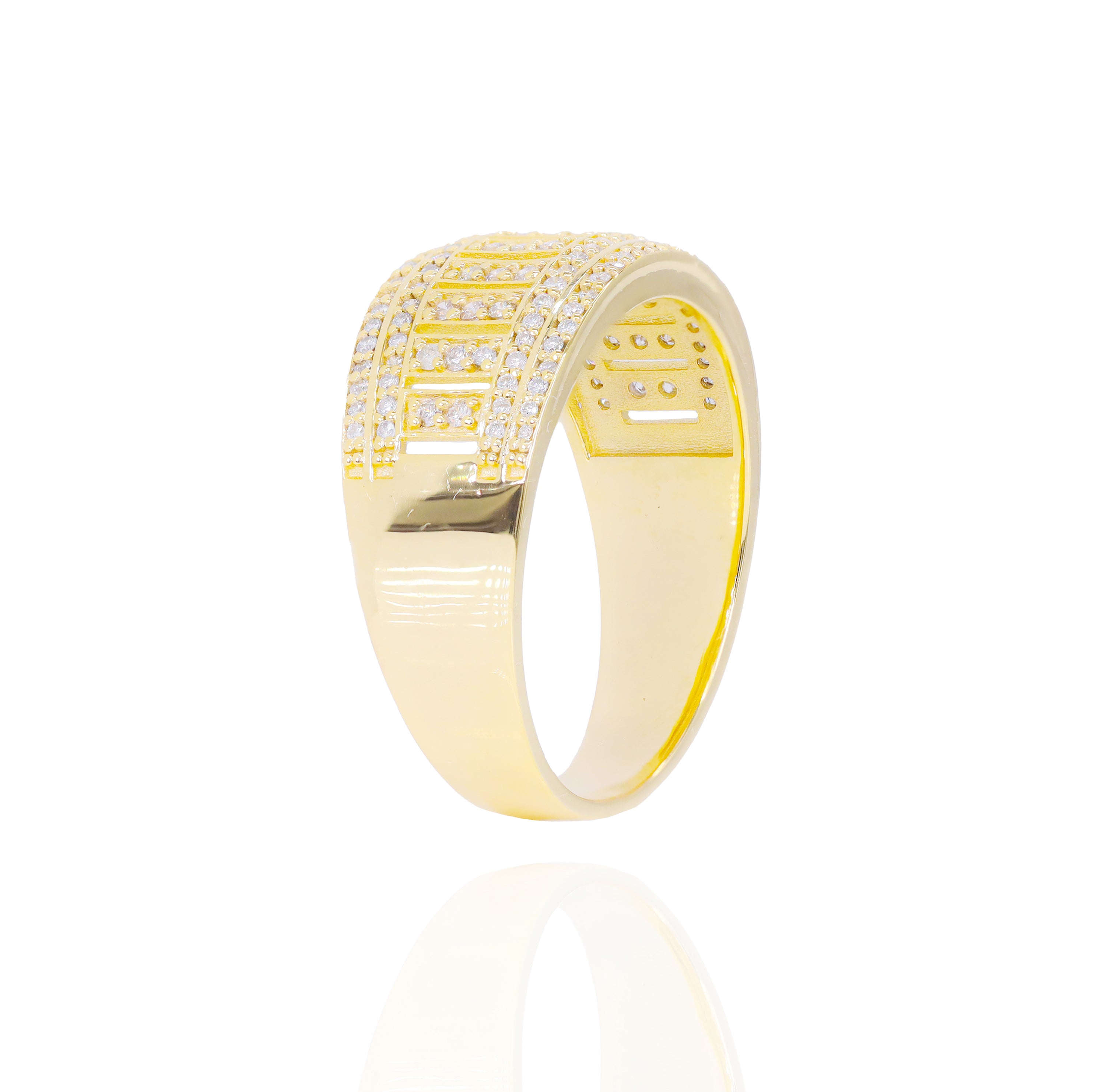 Cluster Frame Diamond Ring