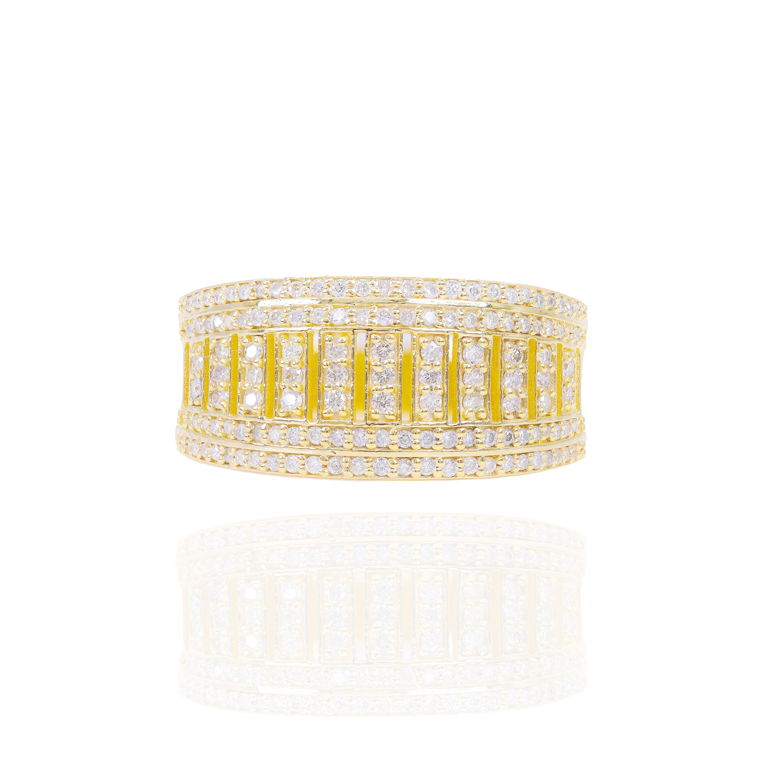 Cluster Frame Diamond Ring