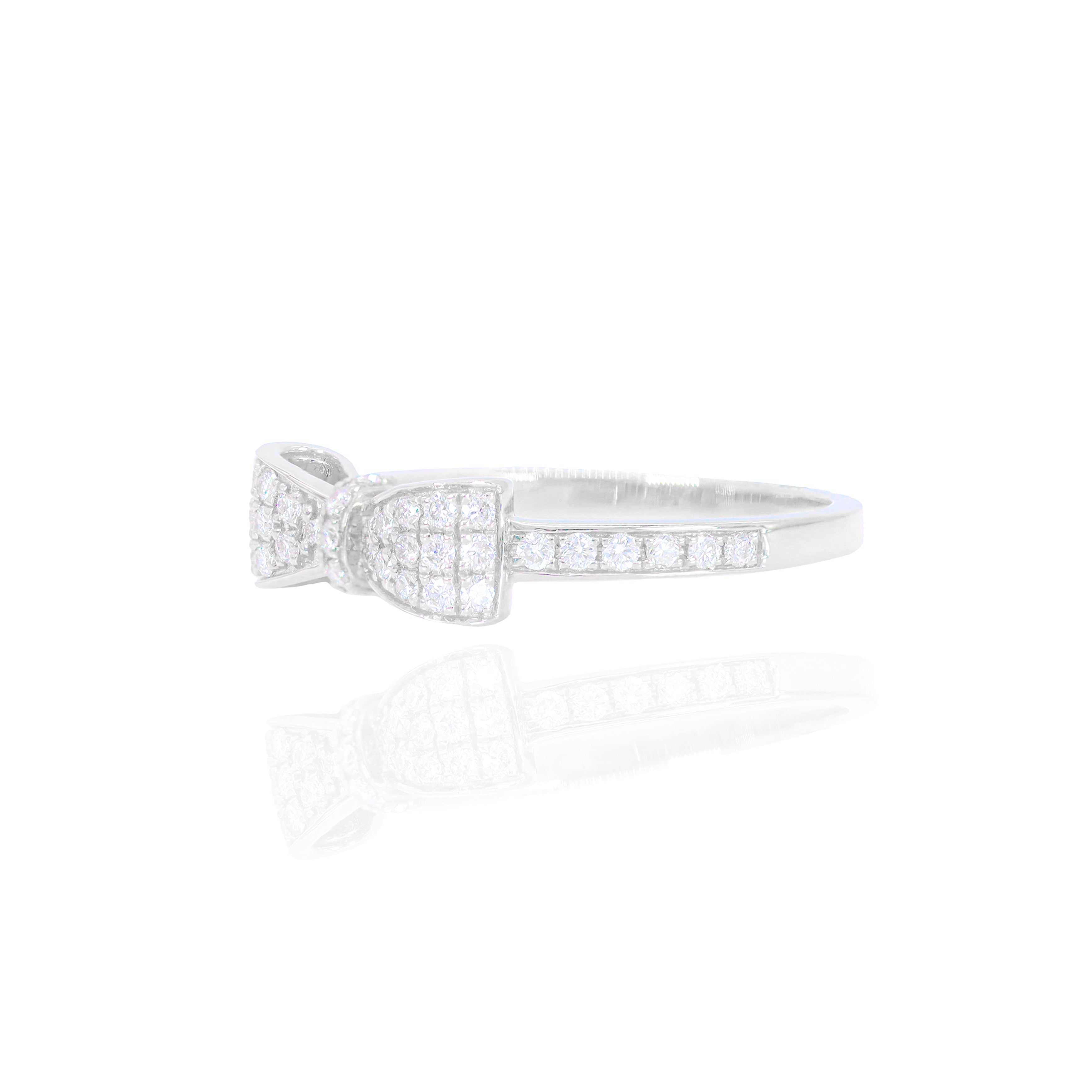 Bow Diamond Ring