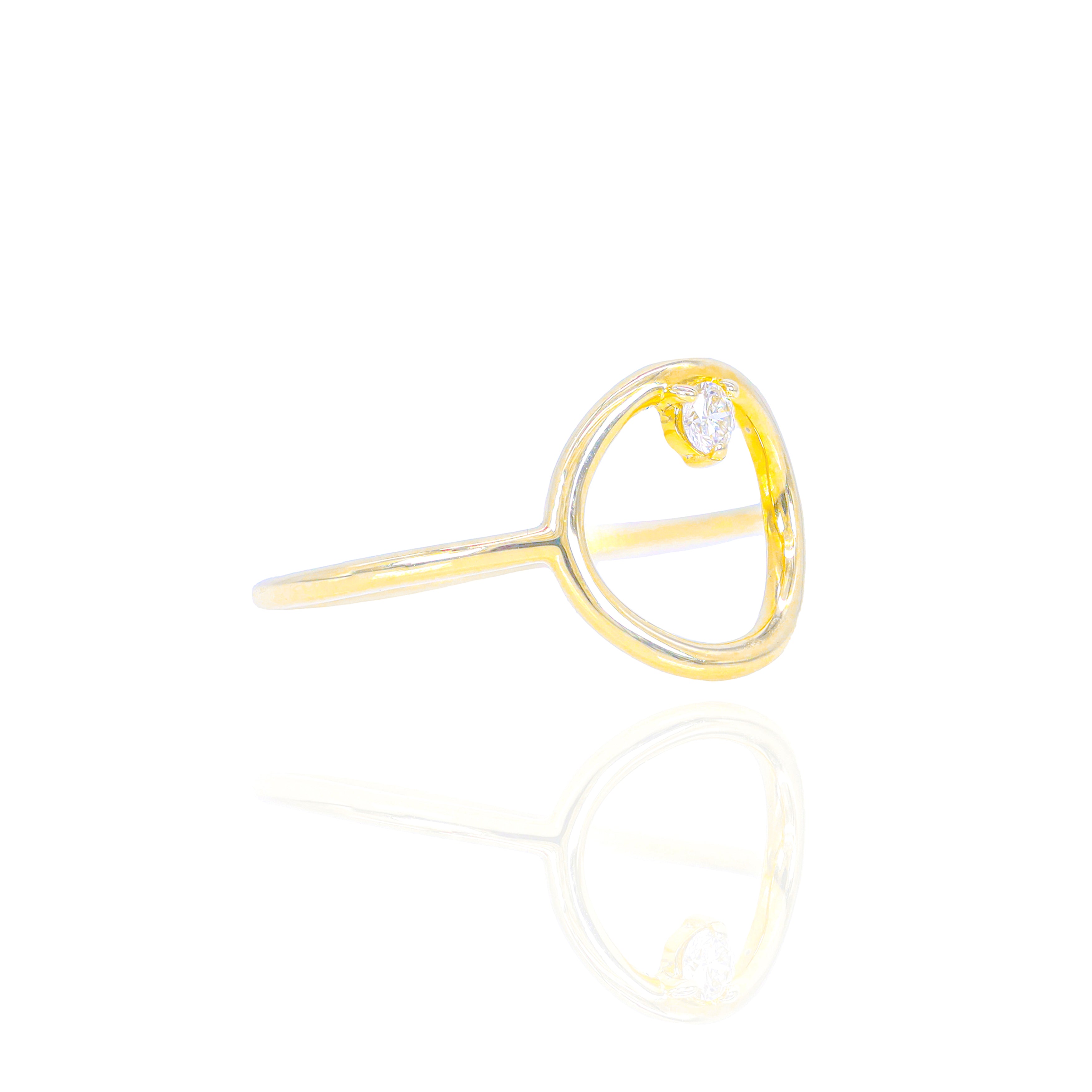Diamond Hope Gold Ring