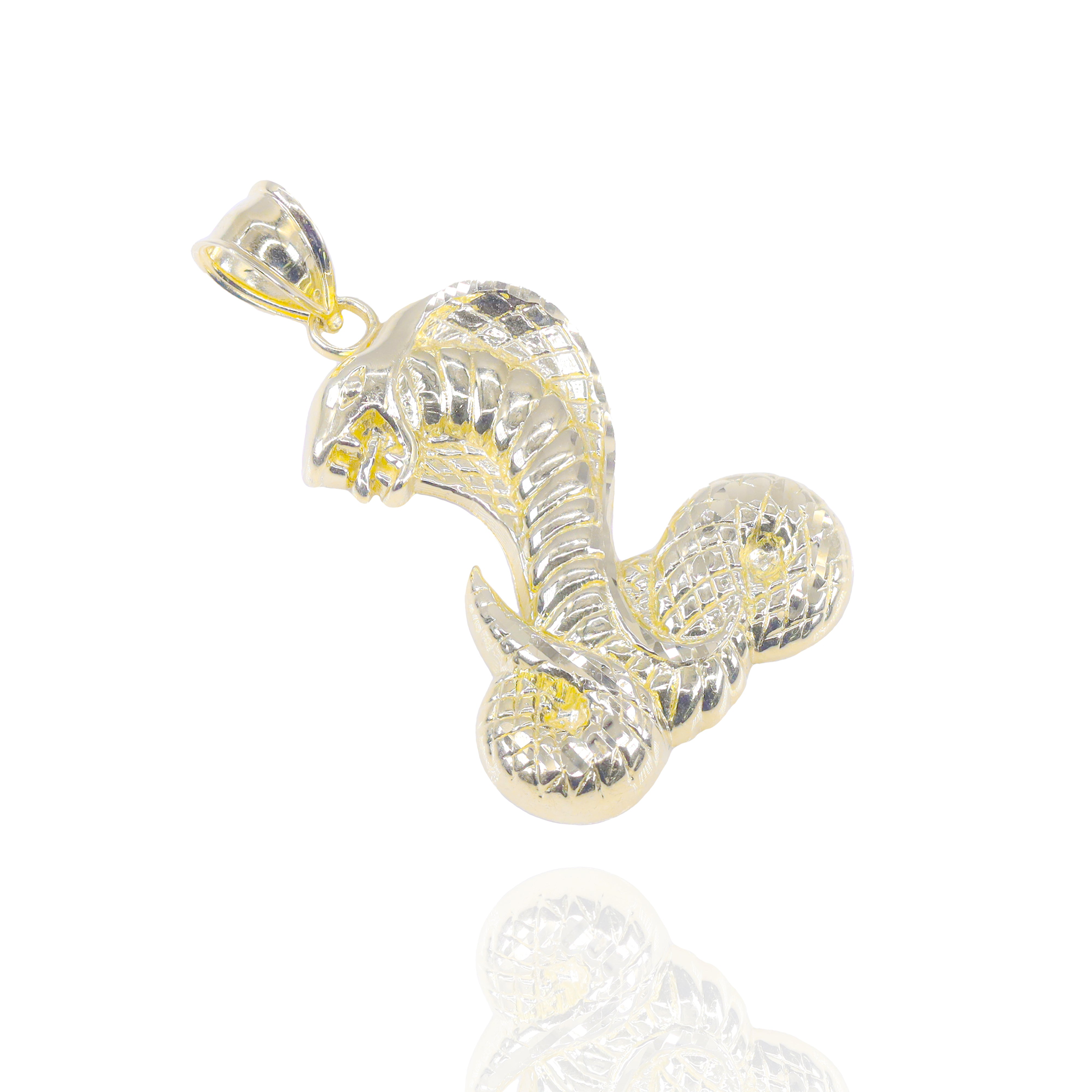 Gold King Cobra Pendant