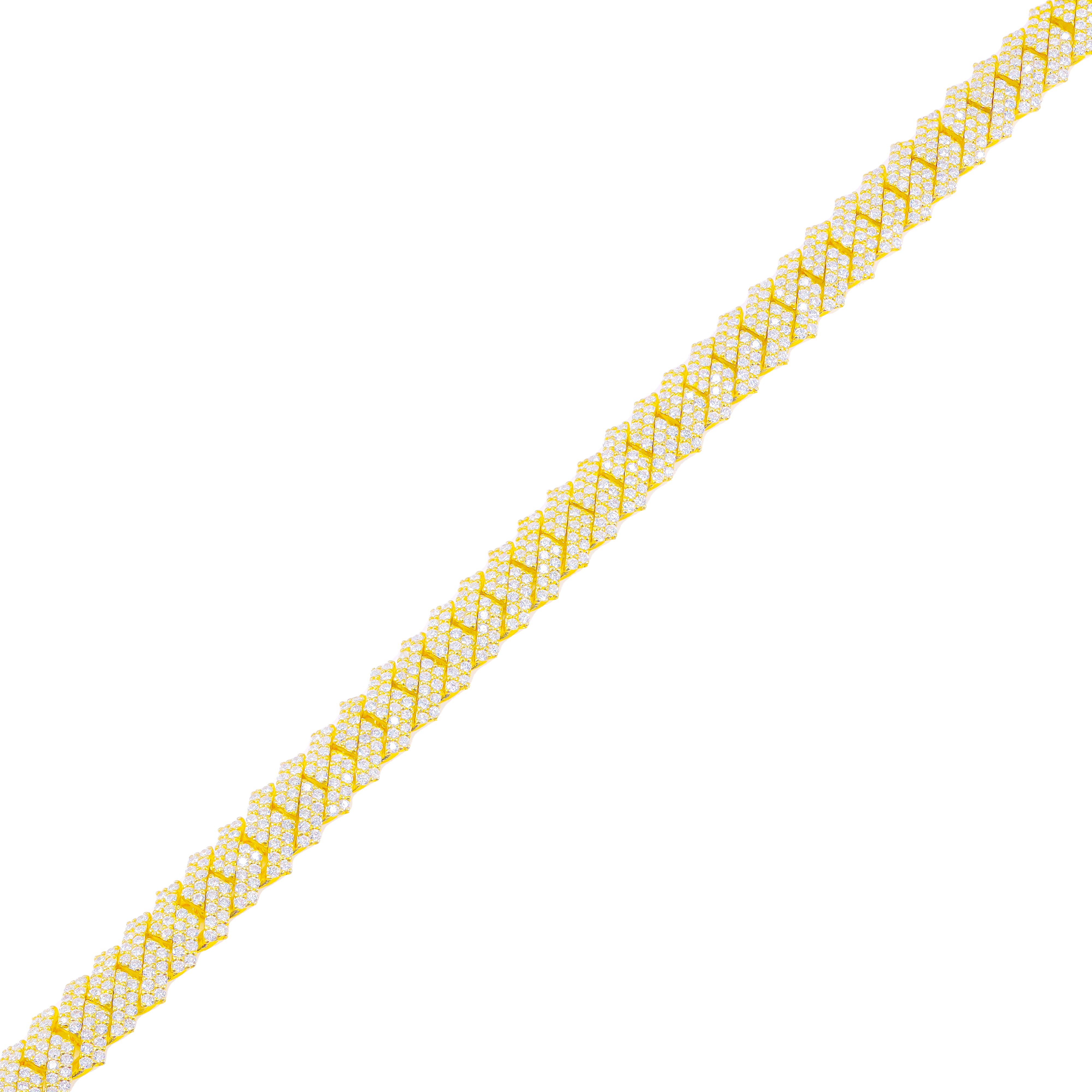 7mm Diamond Jagged Cuban Chain