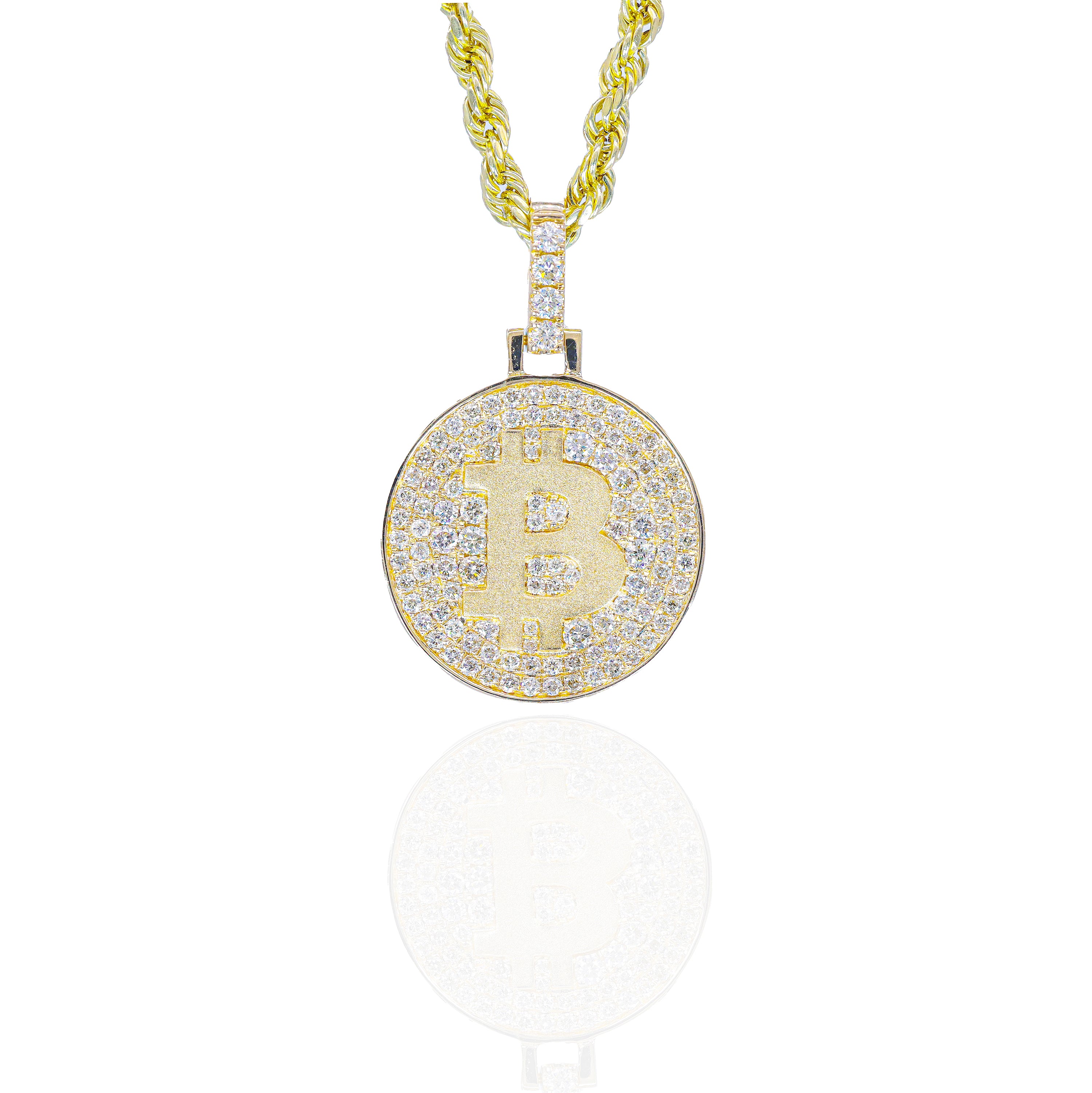Bitcoin Diamond Pendant