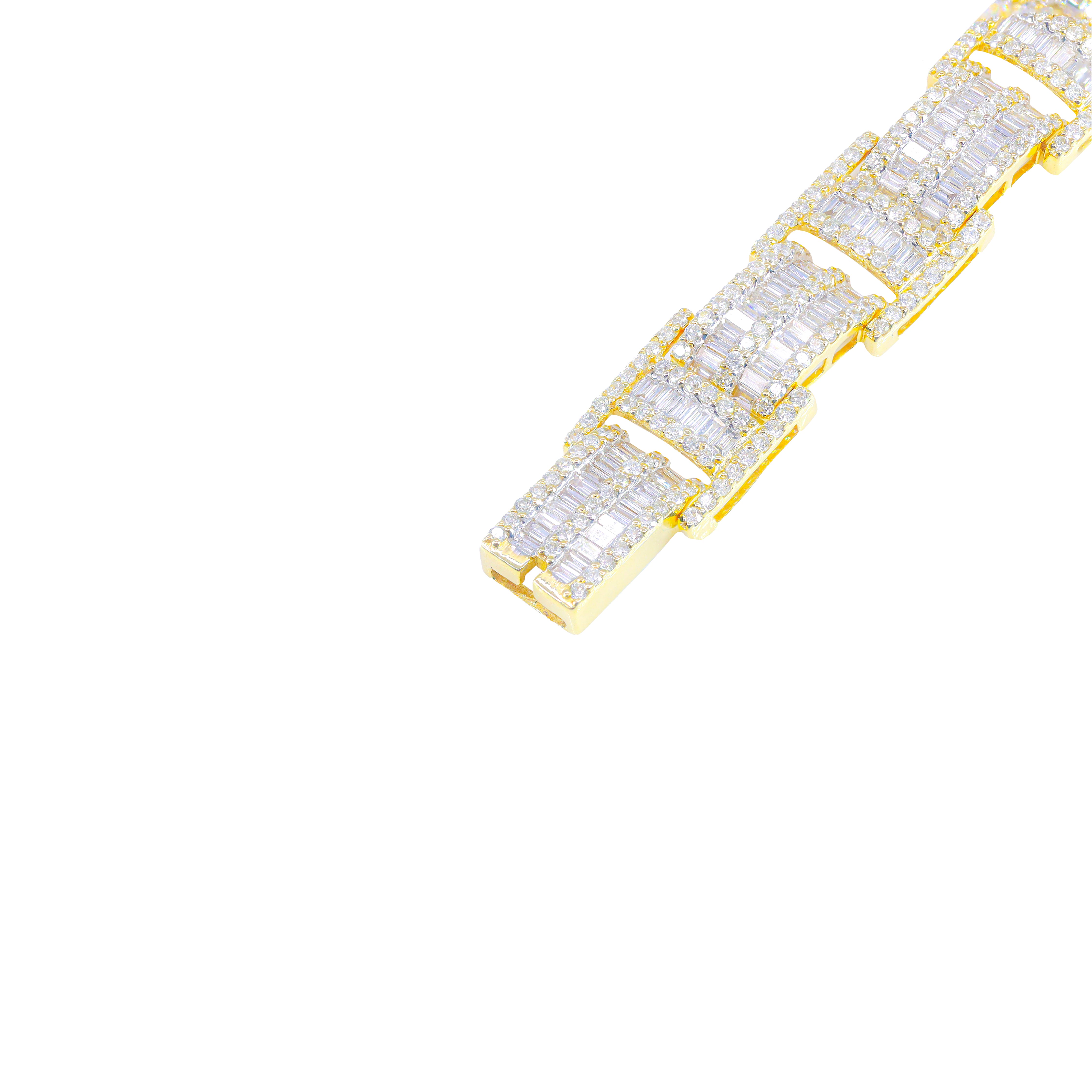 Baguette Diamond Men's Bracelet