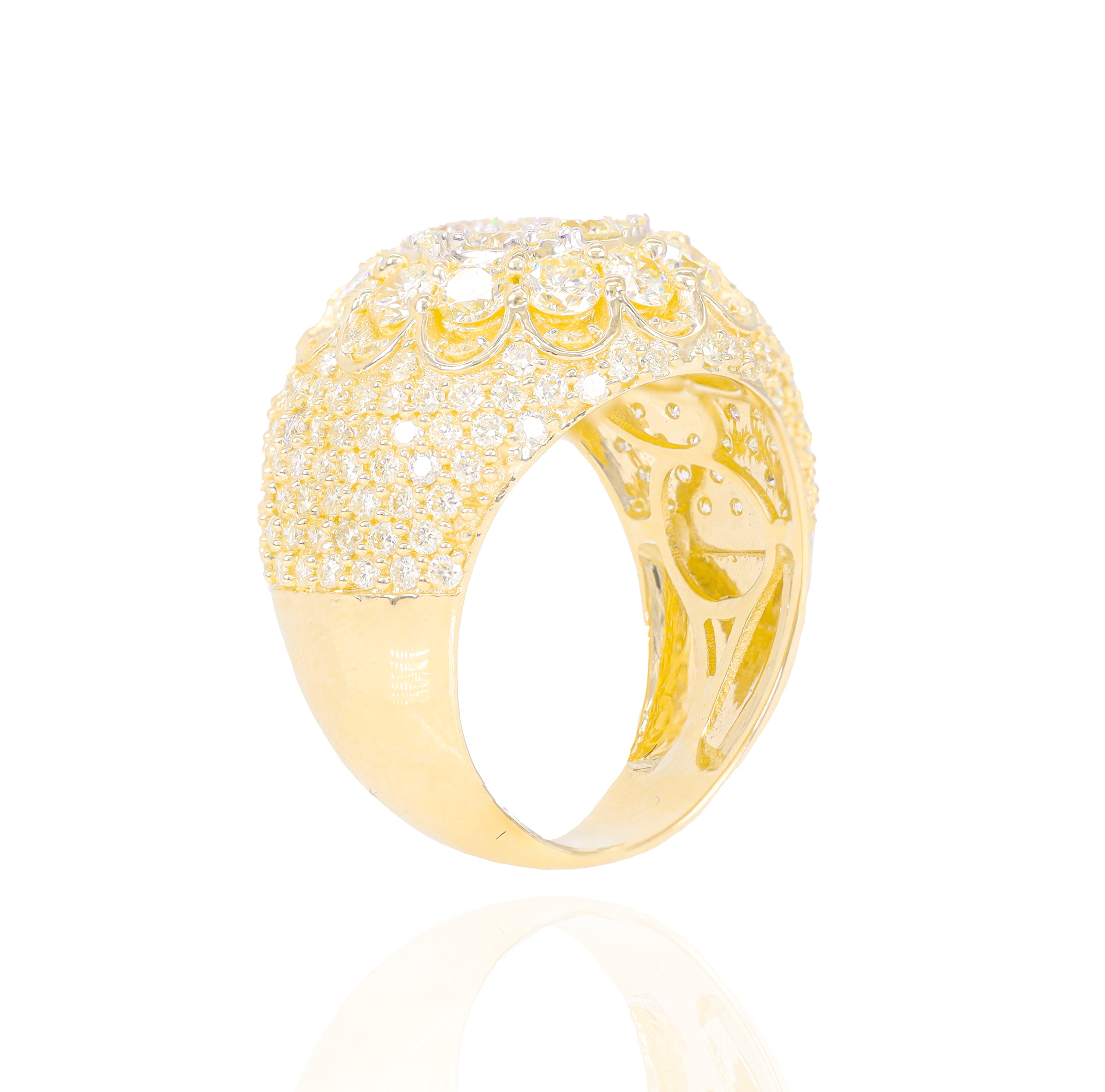 Pom Cluster Diamond Ring