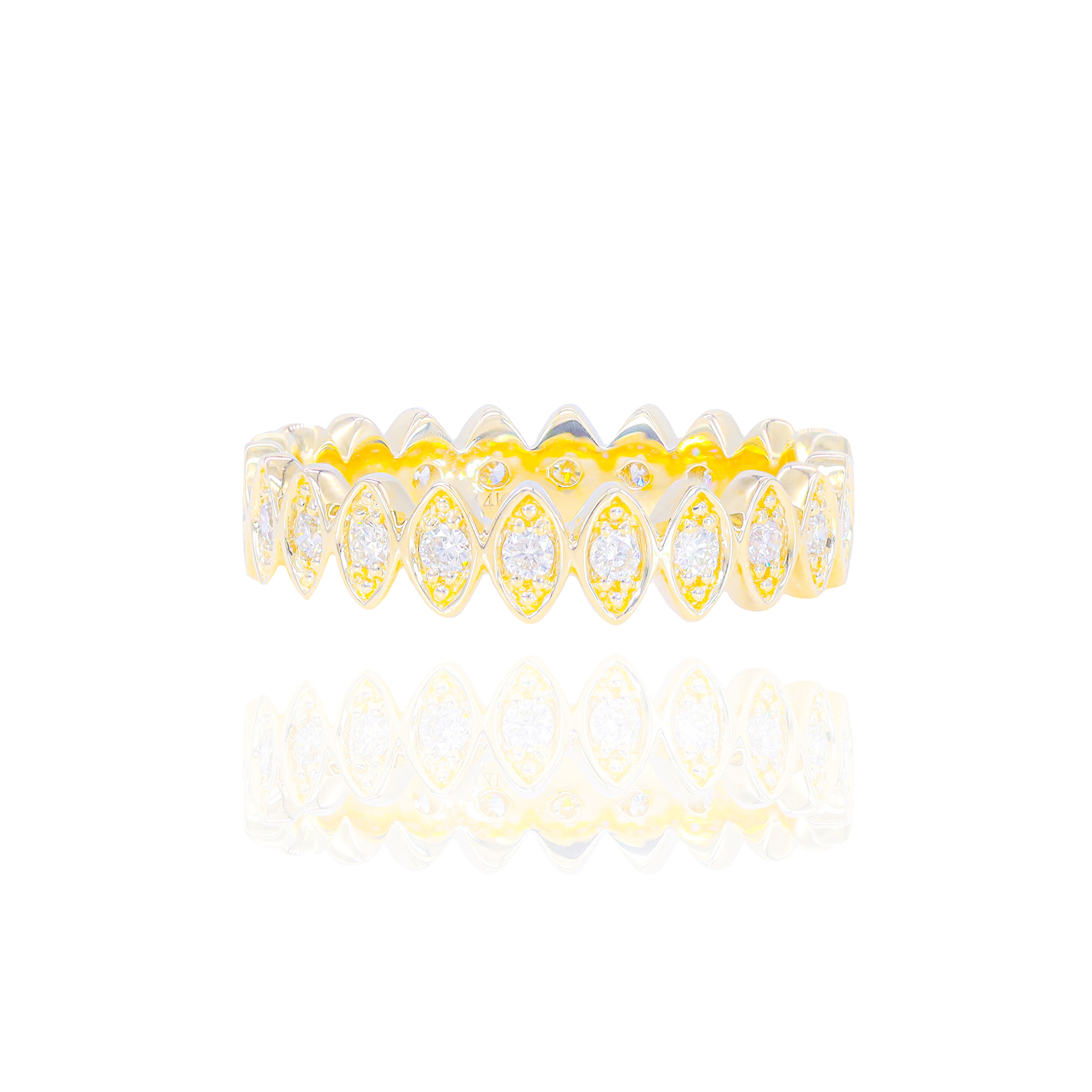 Marquise Shape Diamond Eternity Band