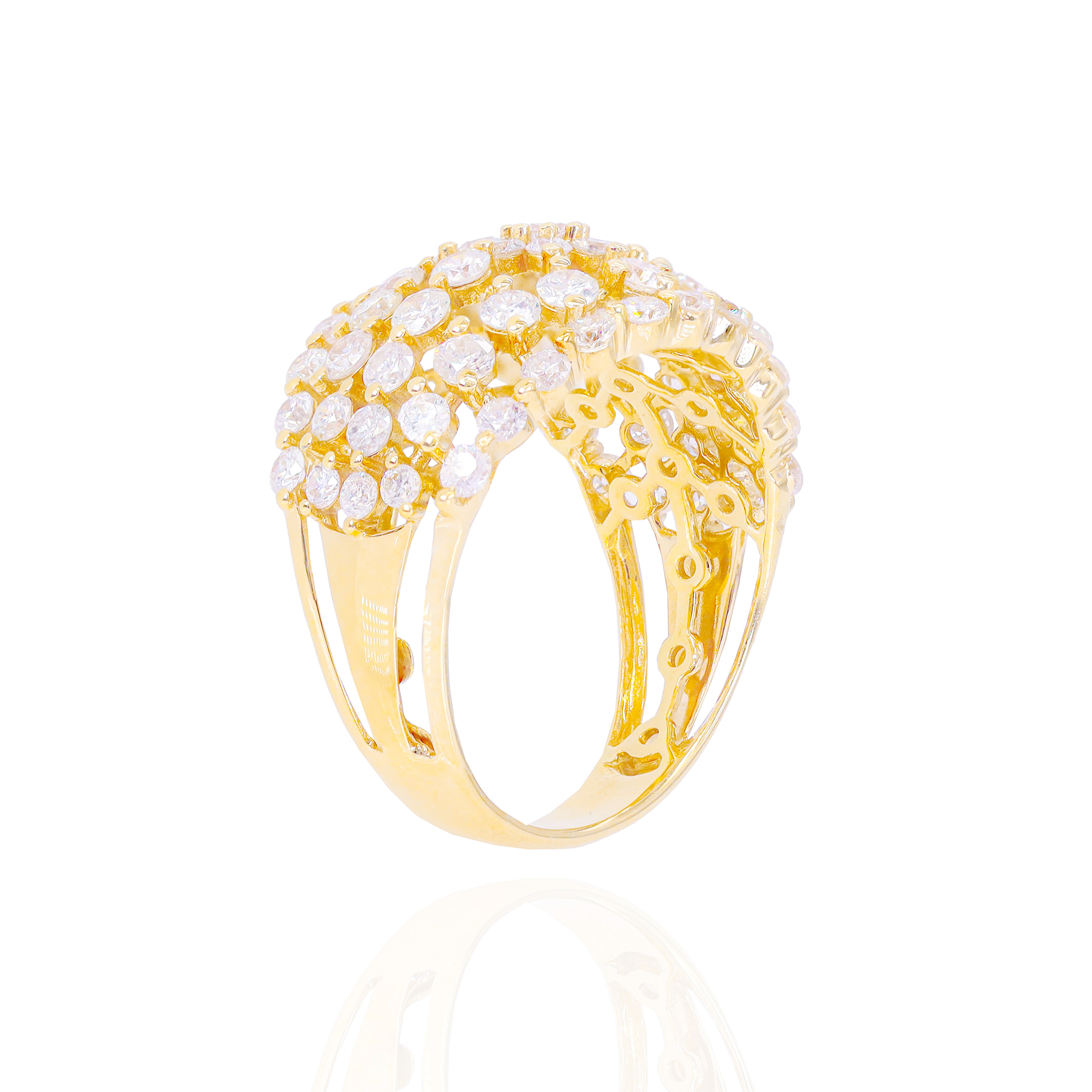 Diamond Burst Ring
