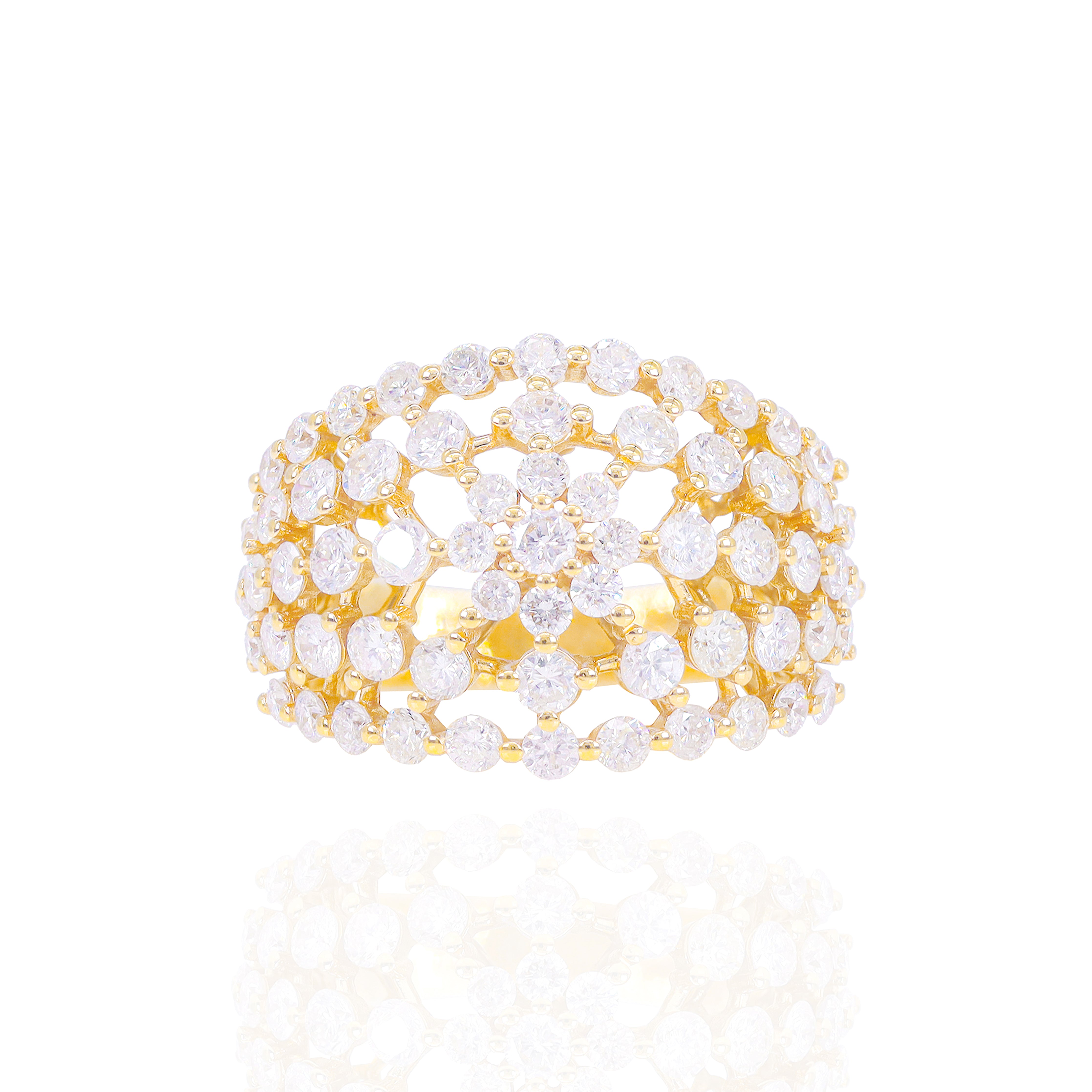 Diamond Burst Ring