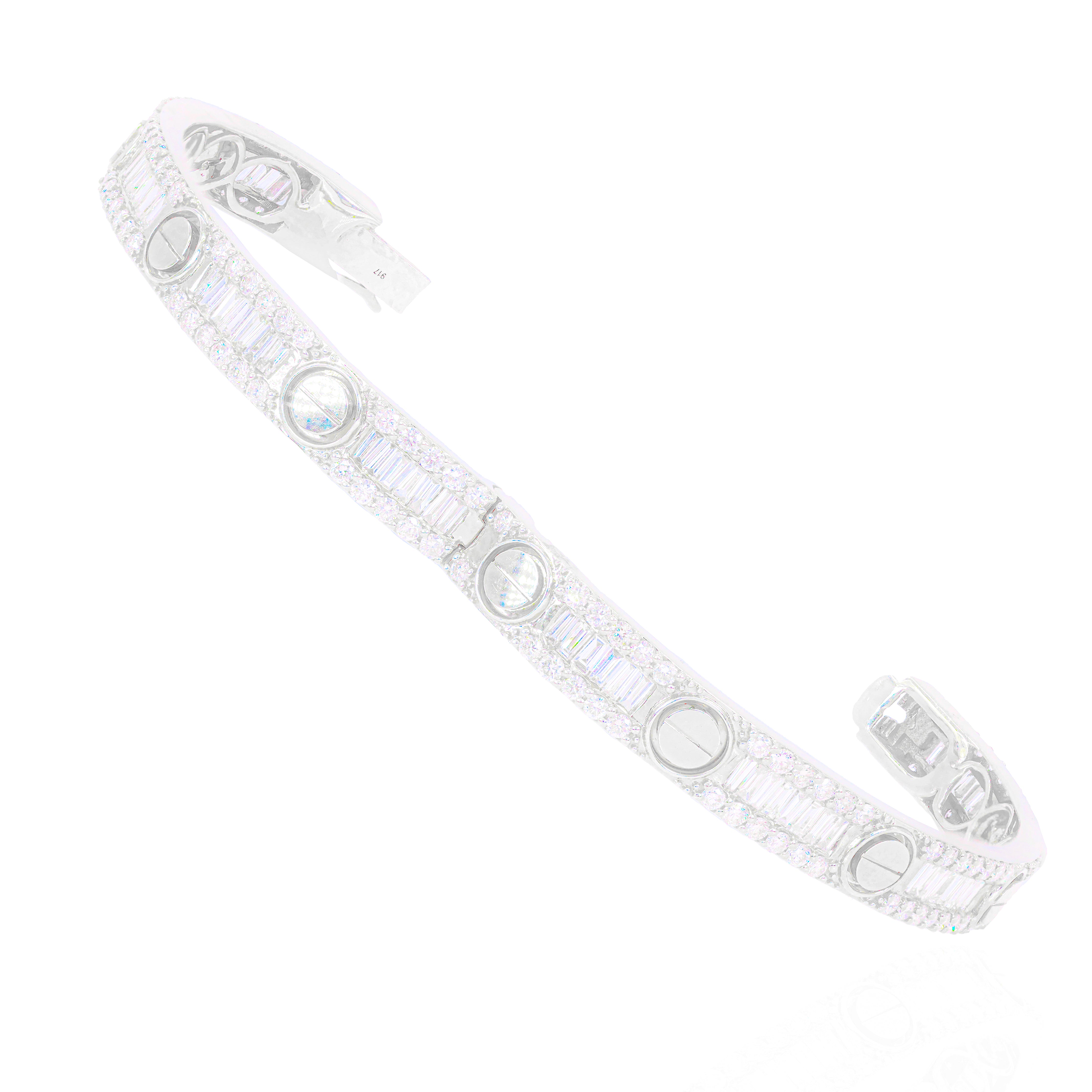 Love Style Baguette Diamond Bracelet