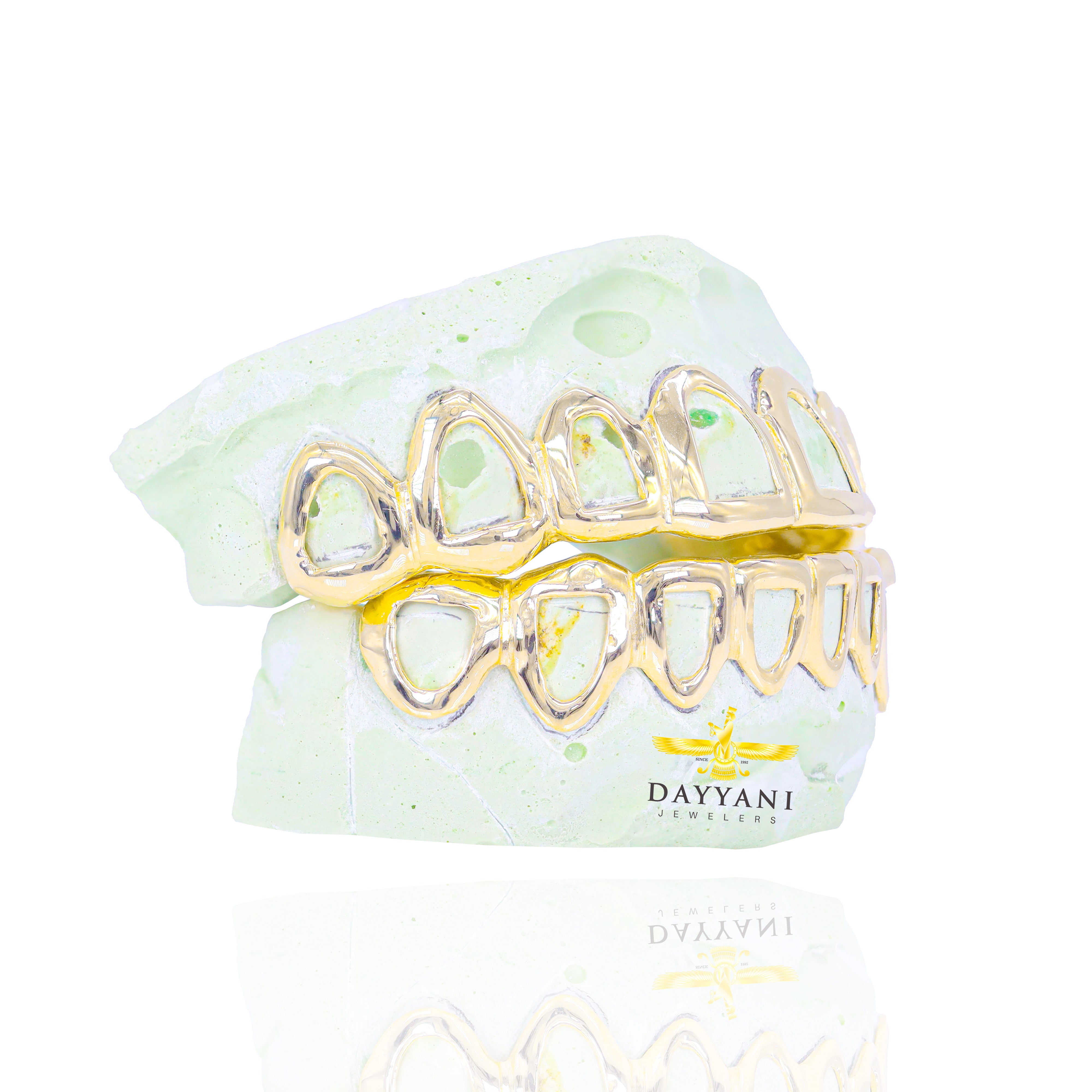 Custom Open Face Gold Grillz