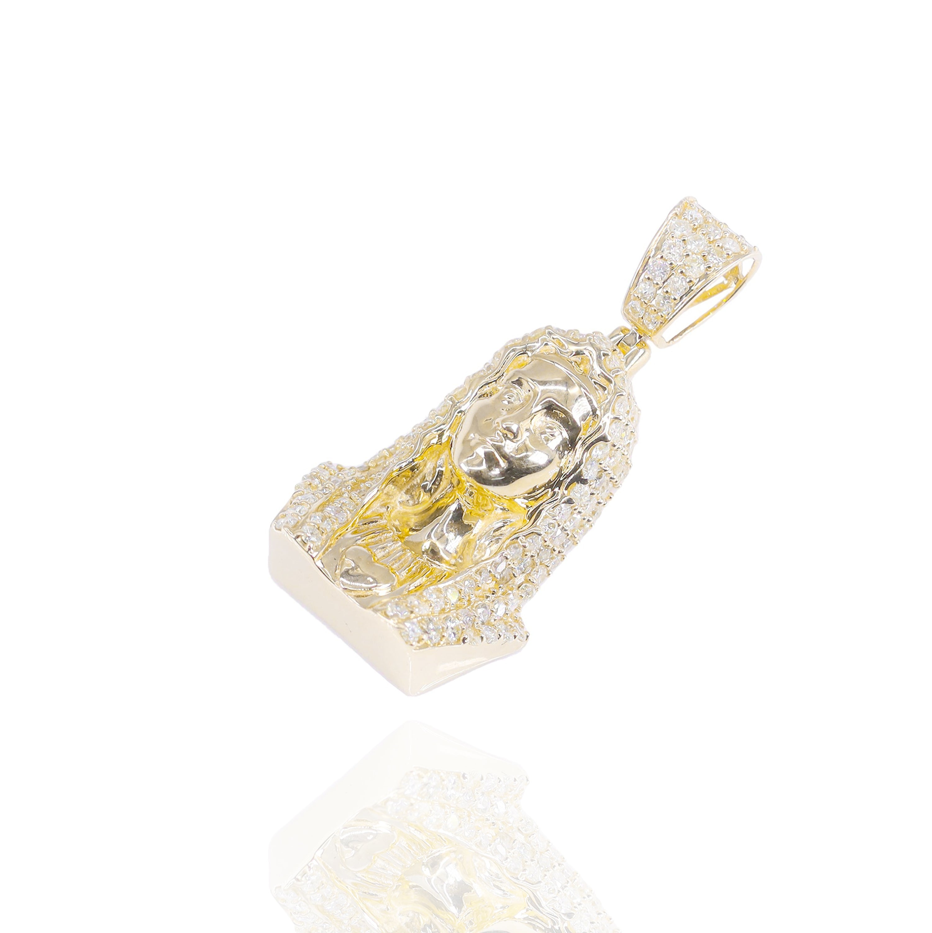 Virgin Mary Diamond Pendant