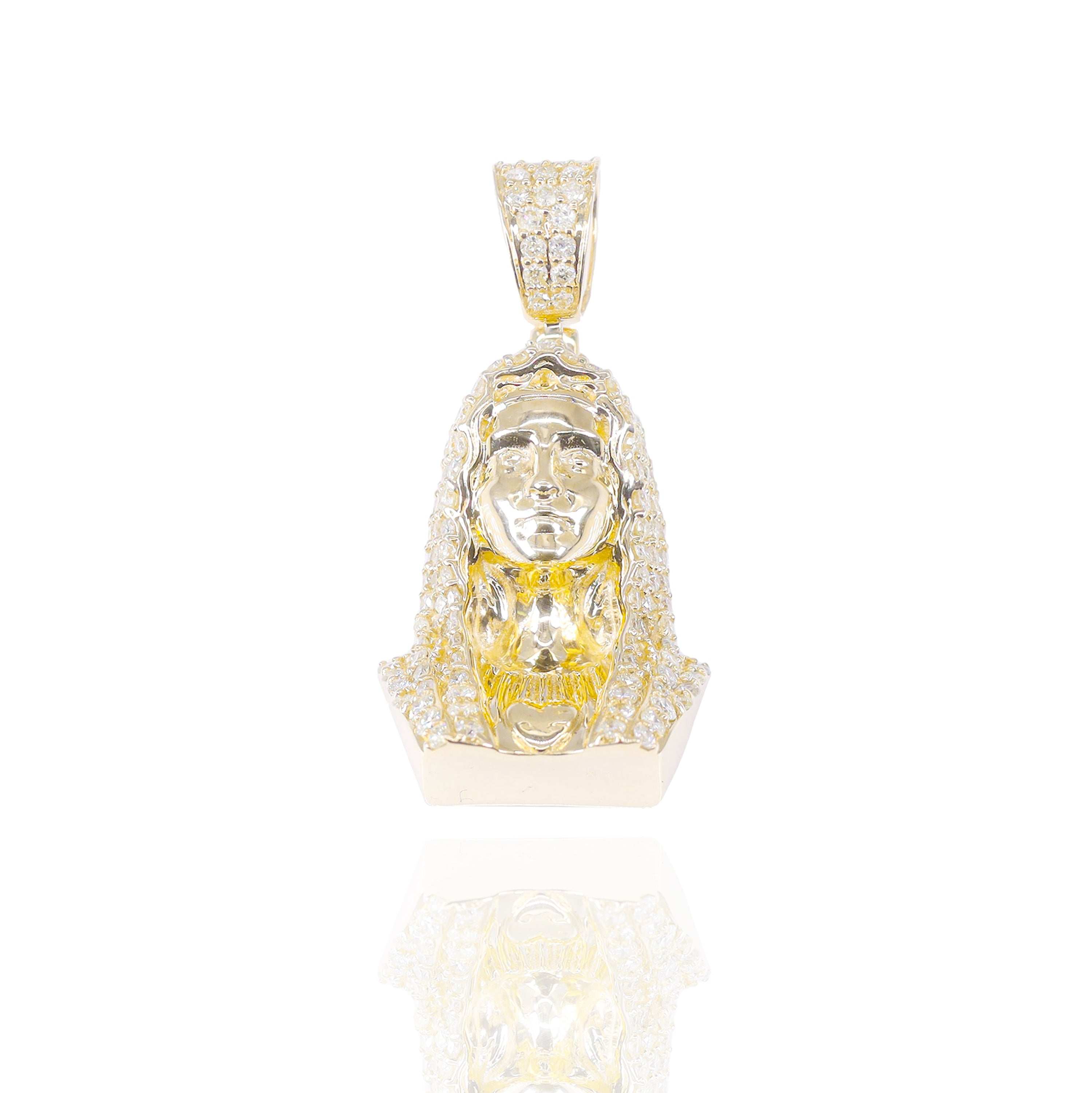 Virgin Mary Diamond Pendant