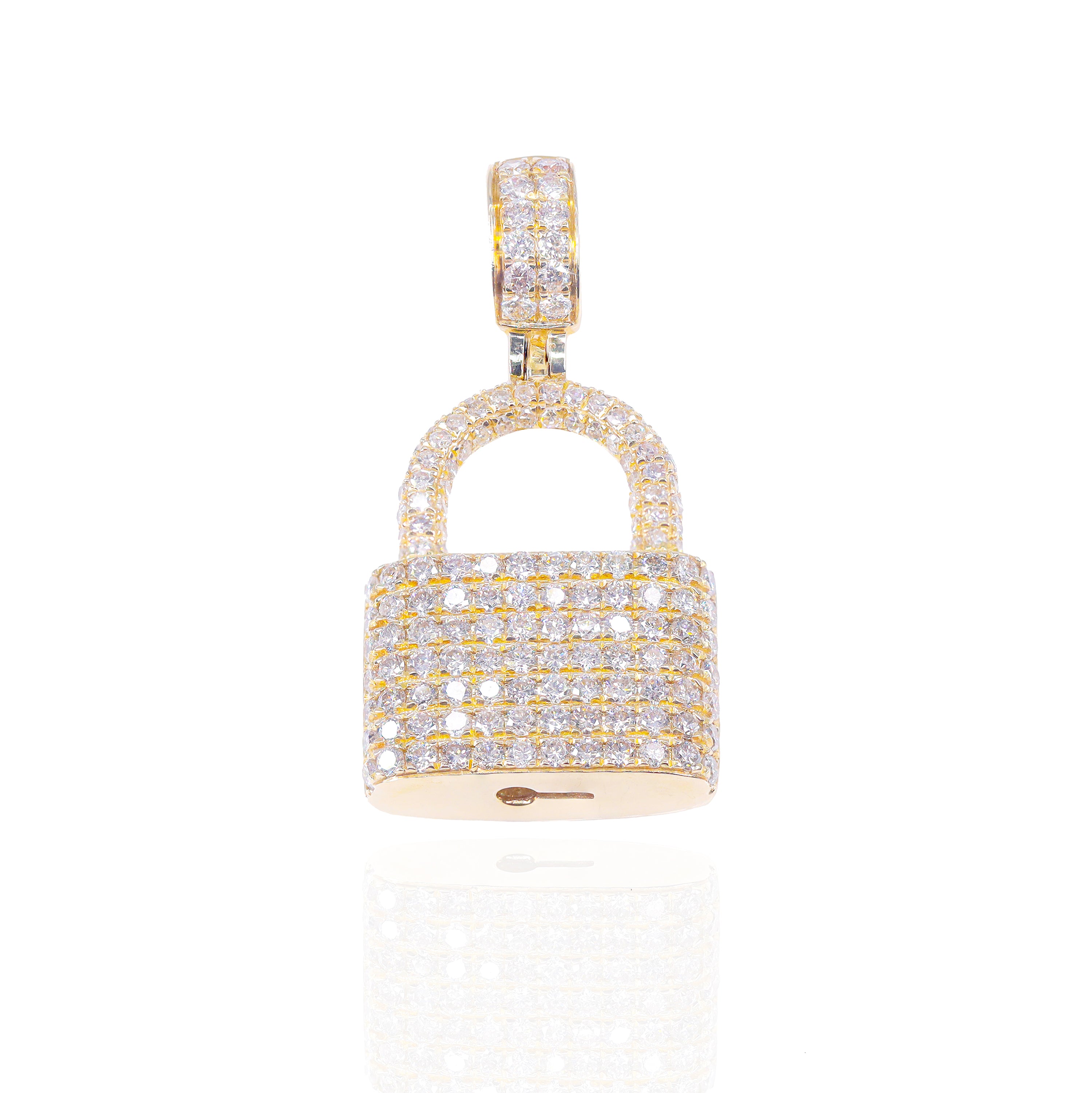 Diamond Lock Pendant