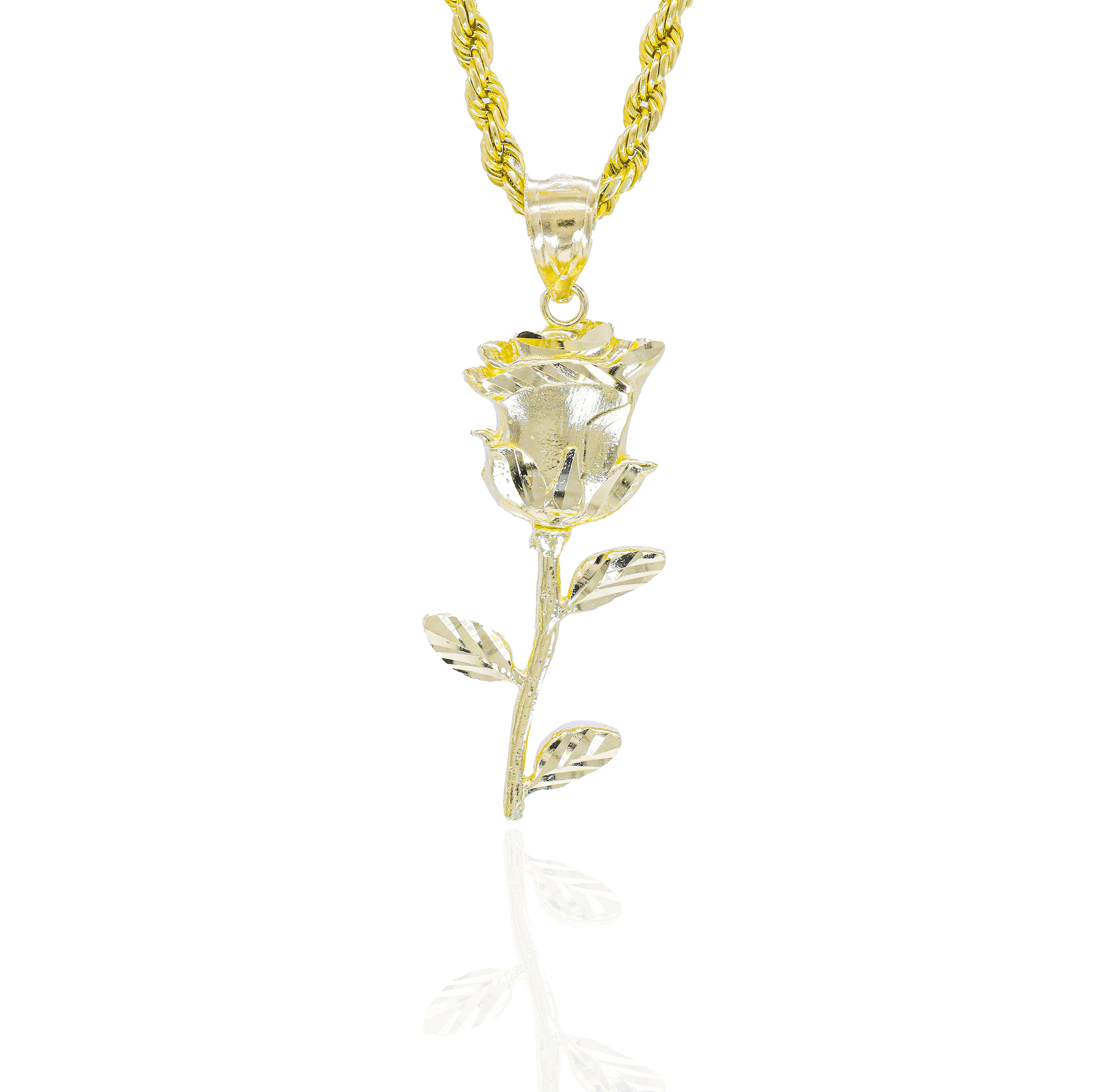 10KT Yellow Gold Rose Gold Pendant