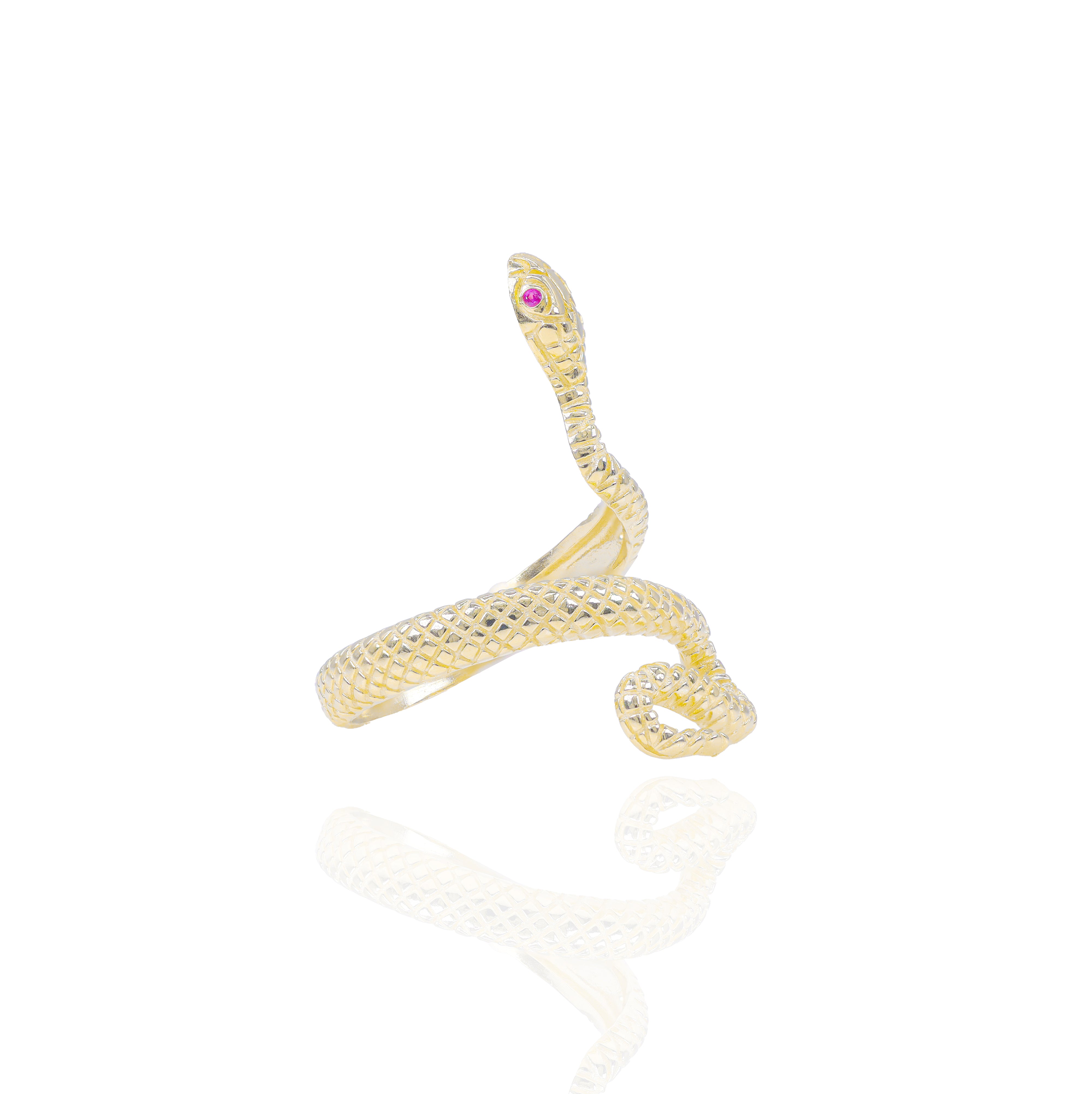 Constricted Snake Ring