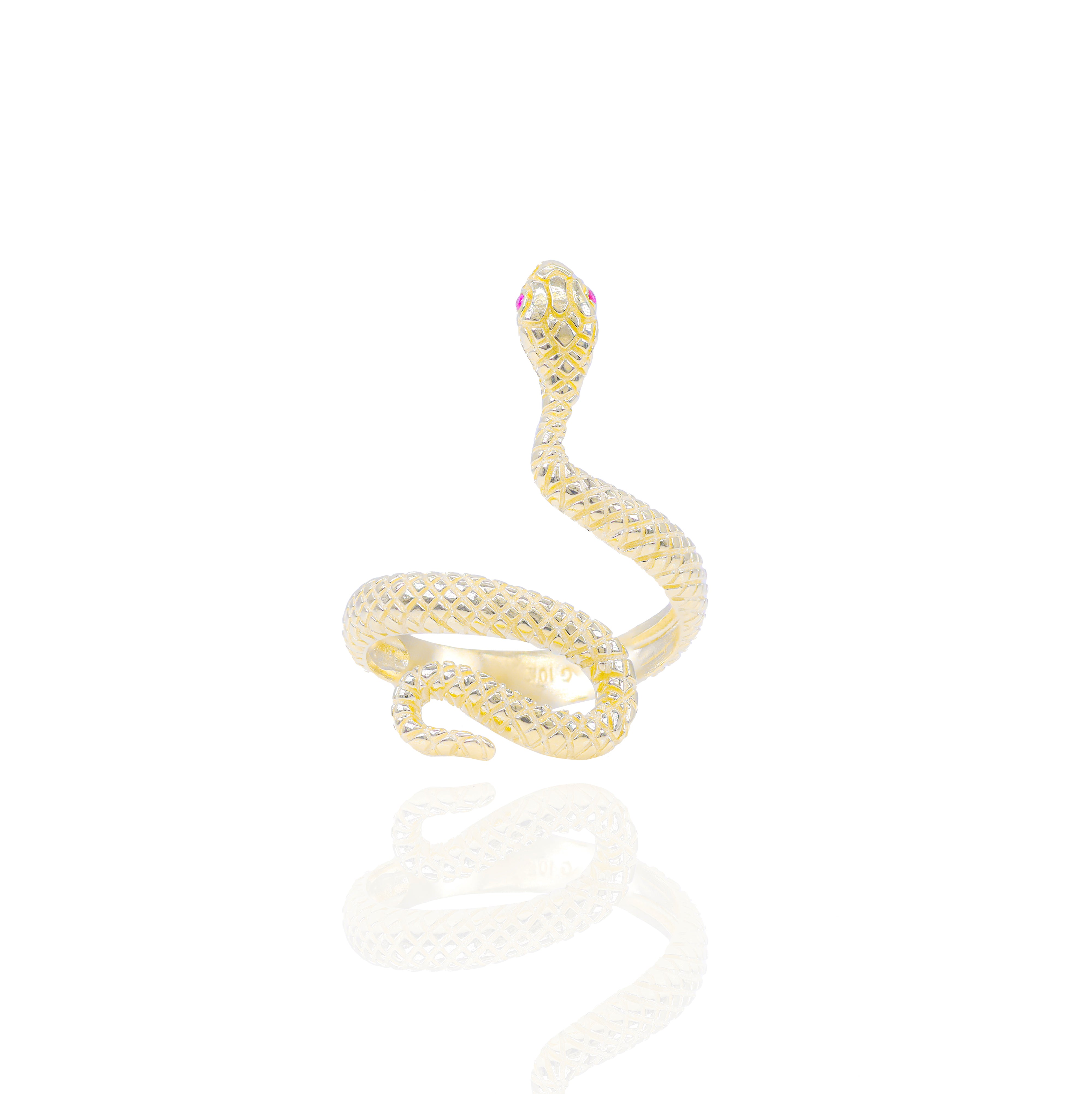 Constricted Snake Ring