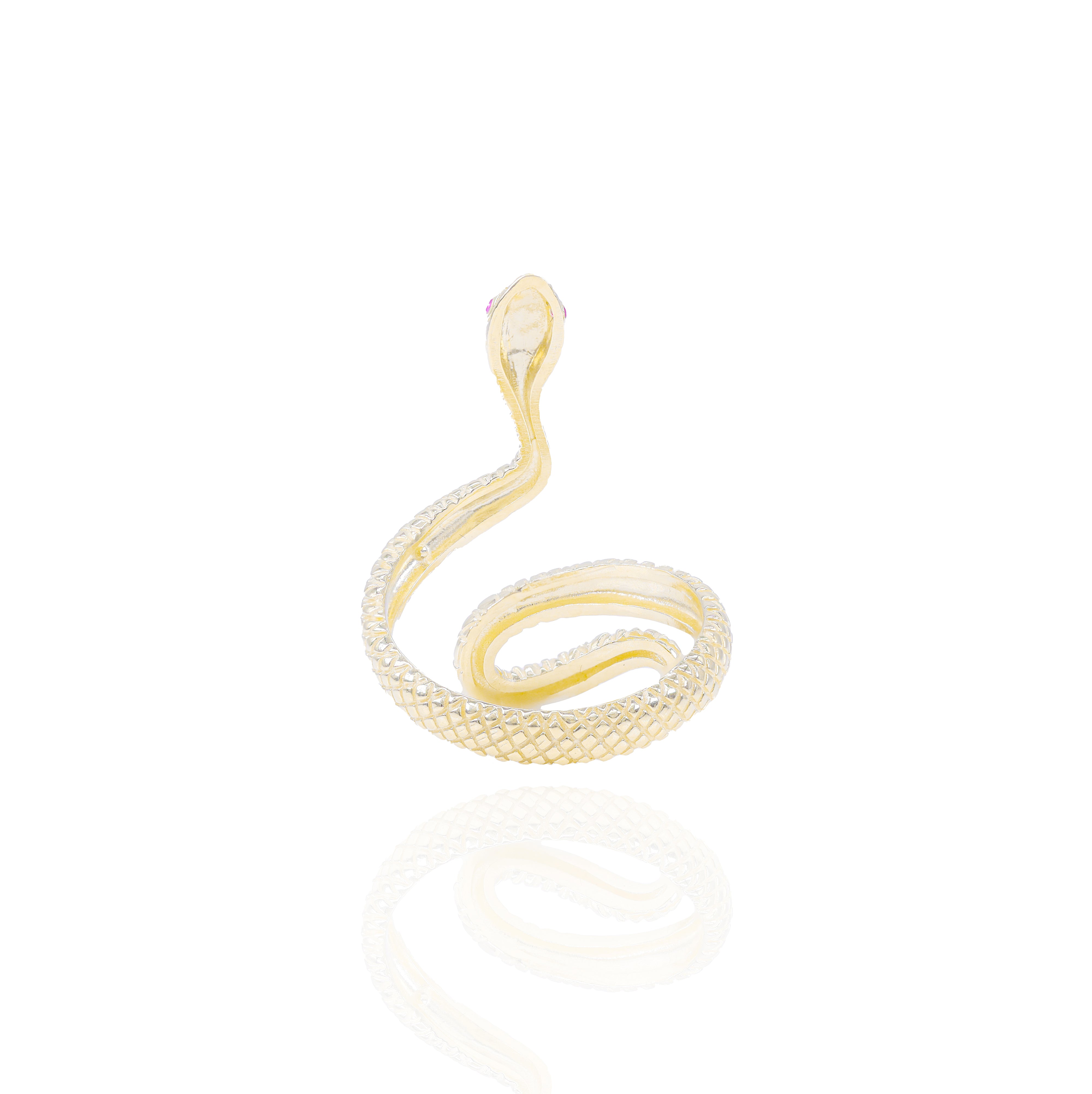 Constricted Snake Ring