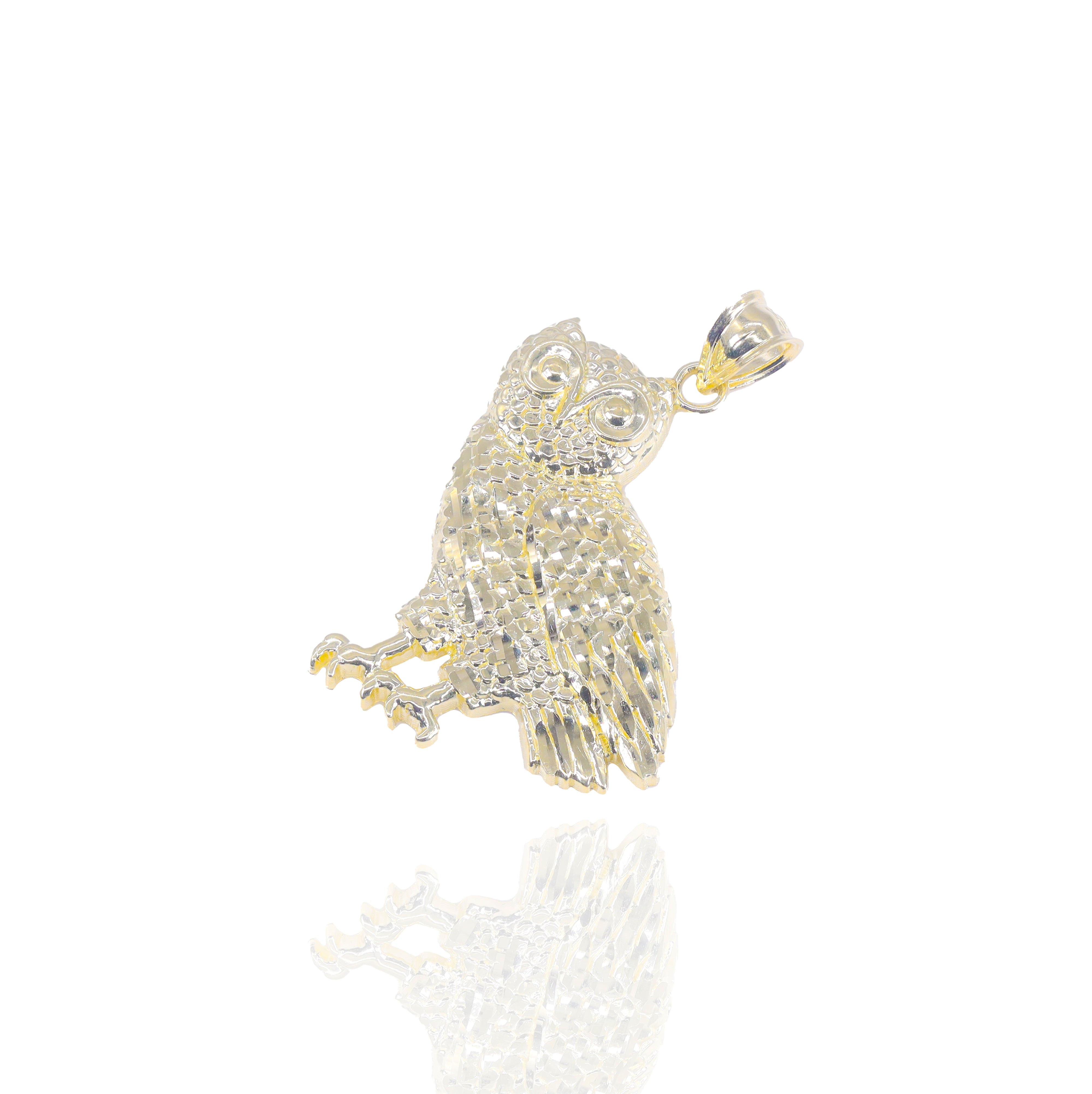 Gold Owl Pendant