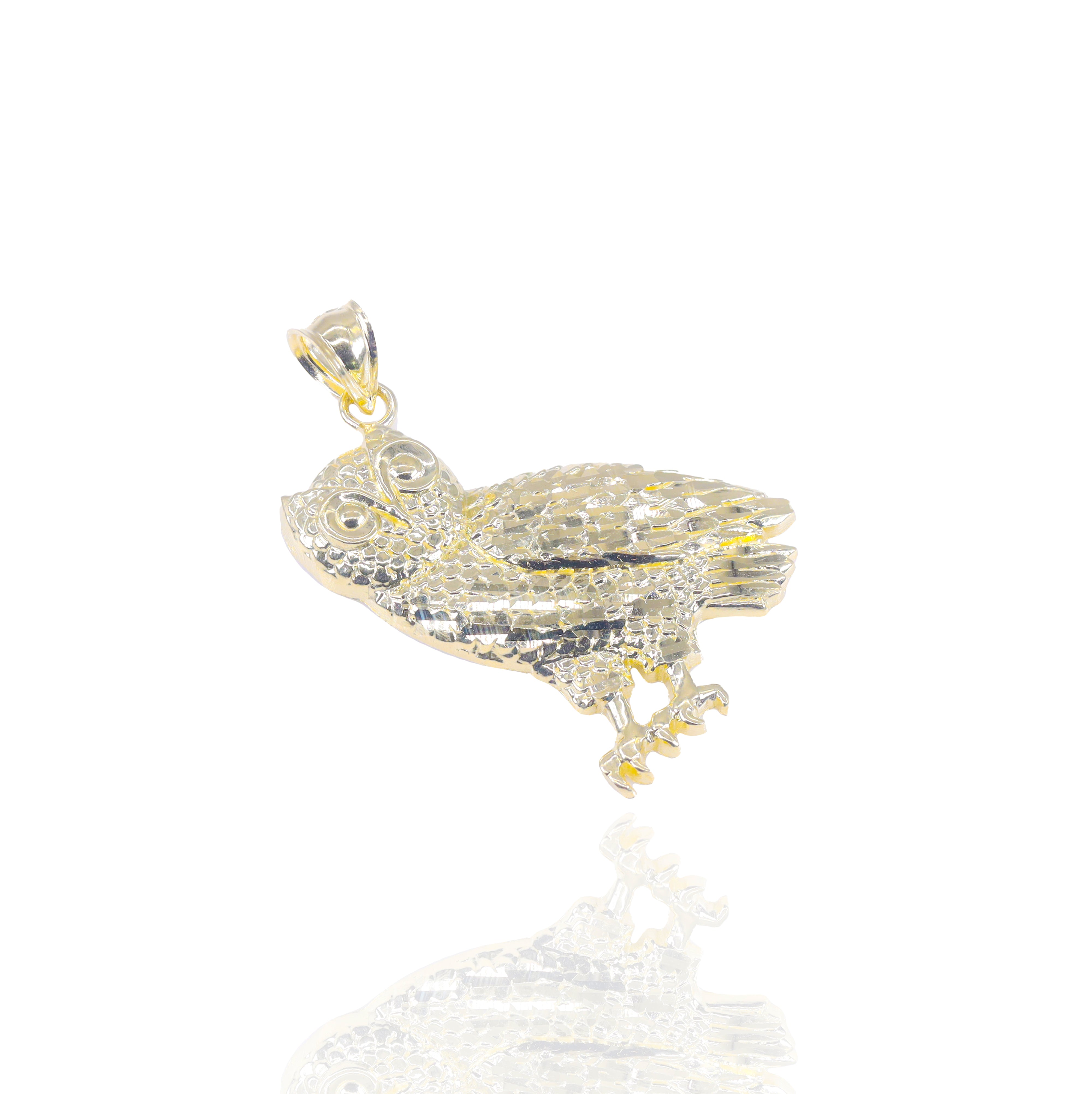 Gold Owl Pendant