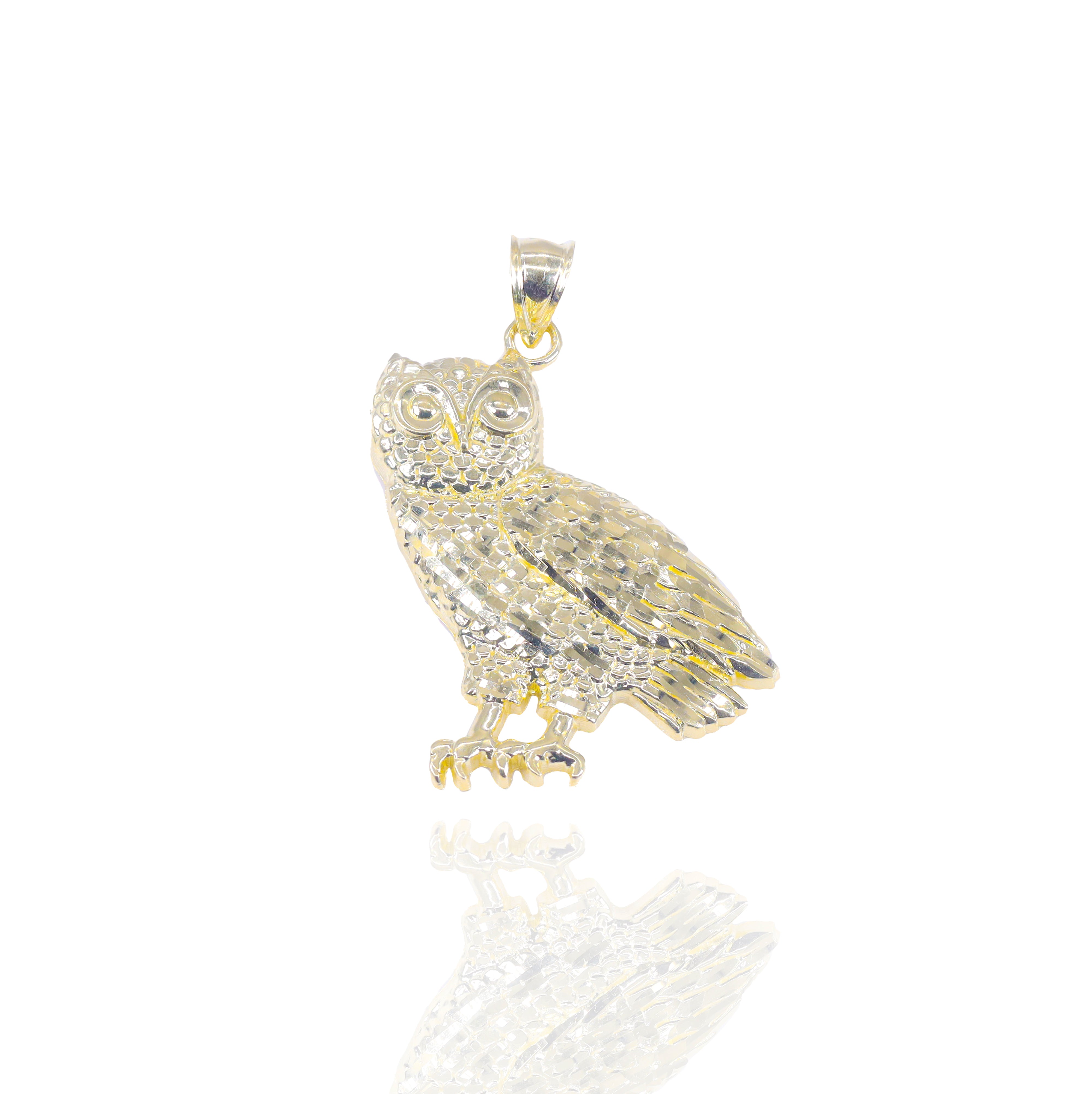 Gold Owl Pendant