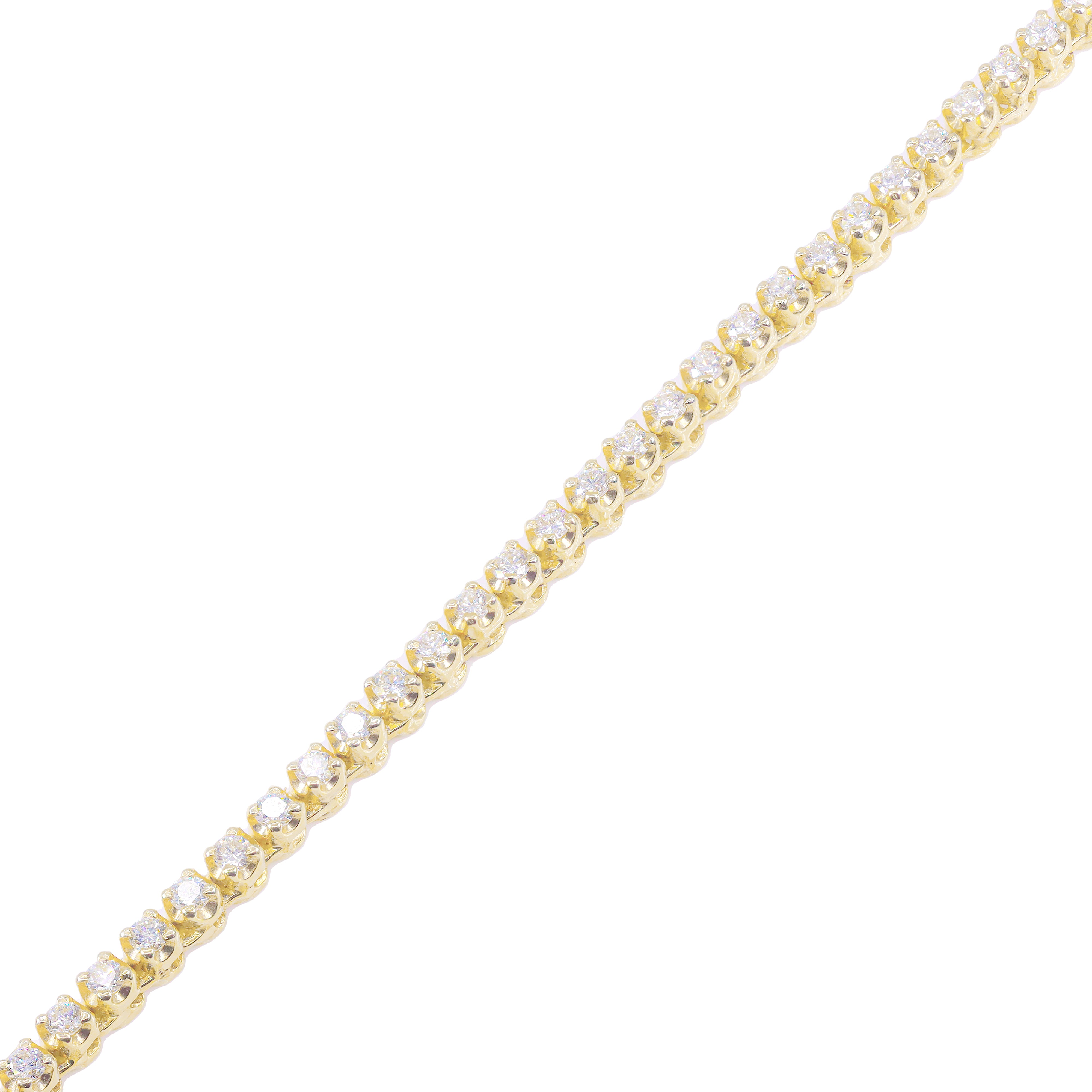 6-Pointer Tennis Diamond Chain