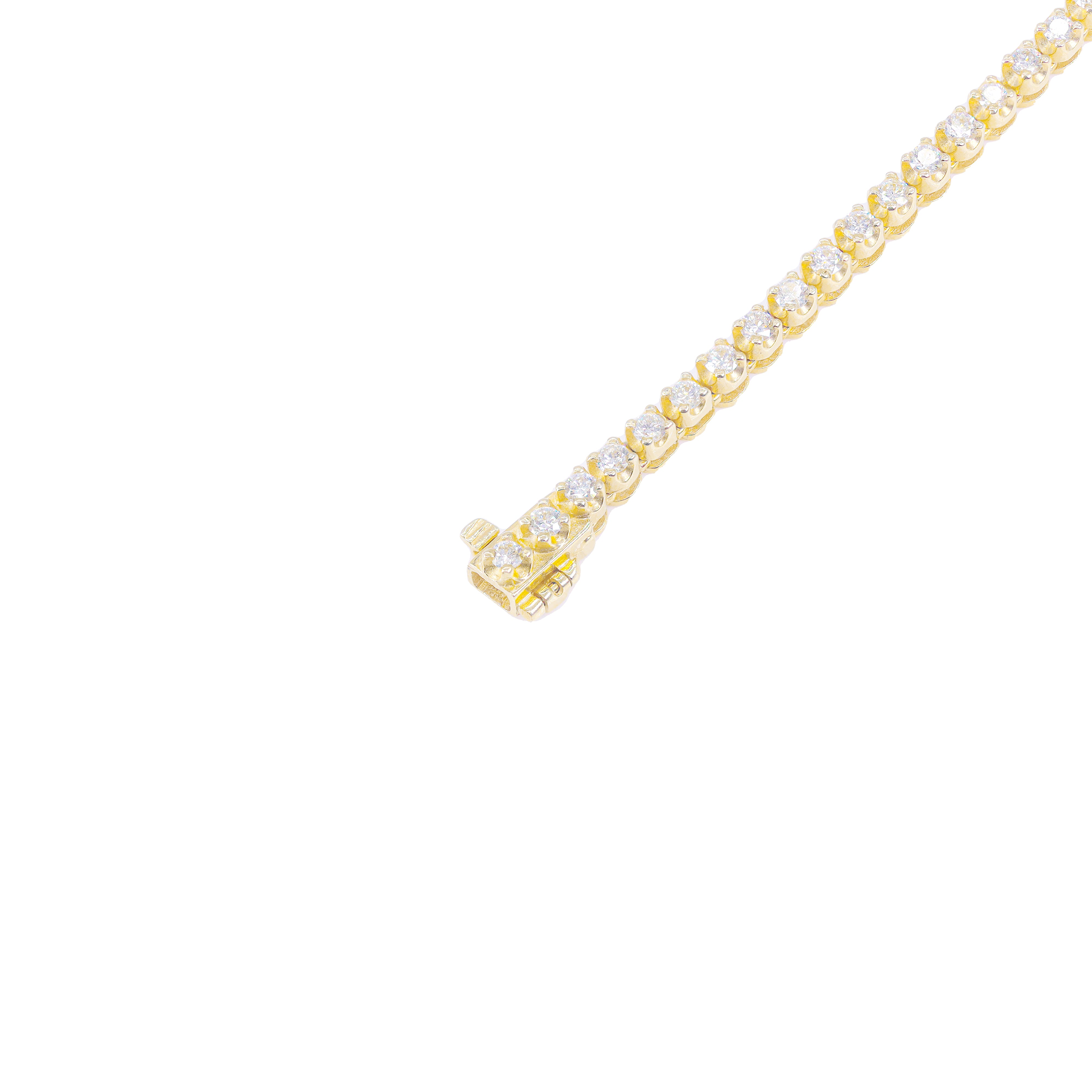 6-Pointer Tennis Diamond Chain