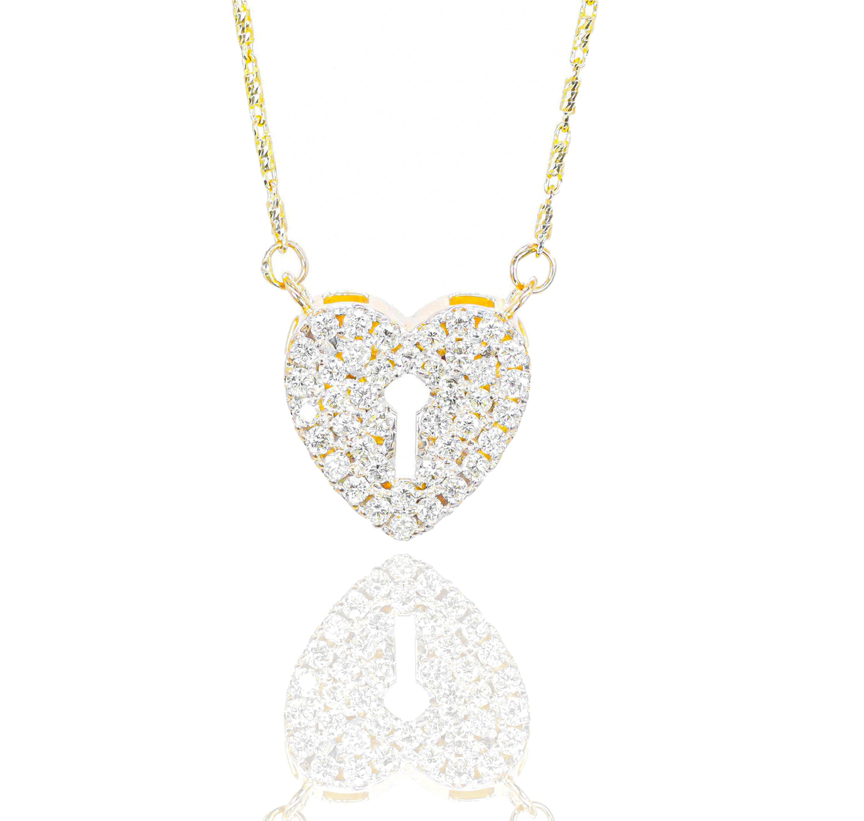 Key to My Heart Diamond Pendant