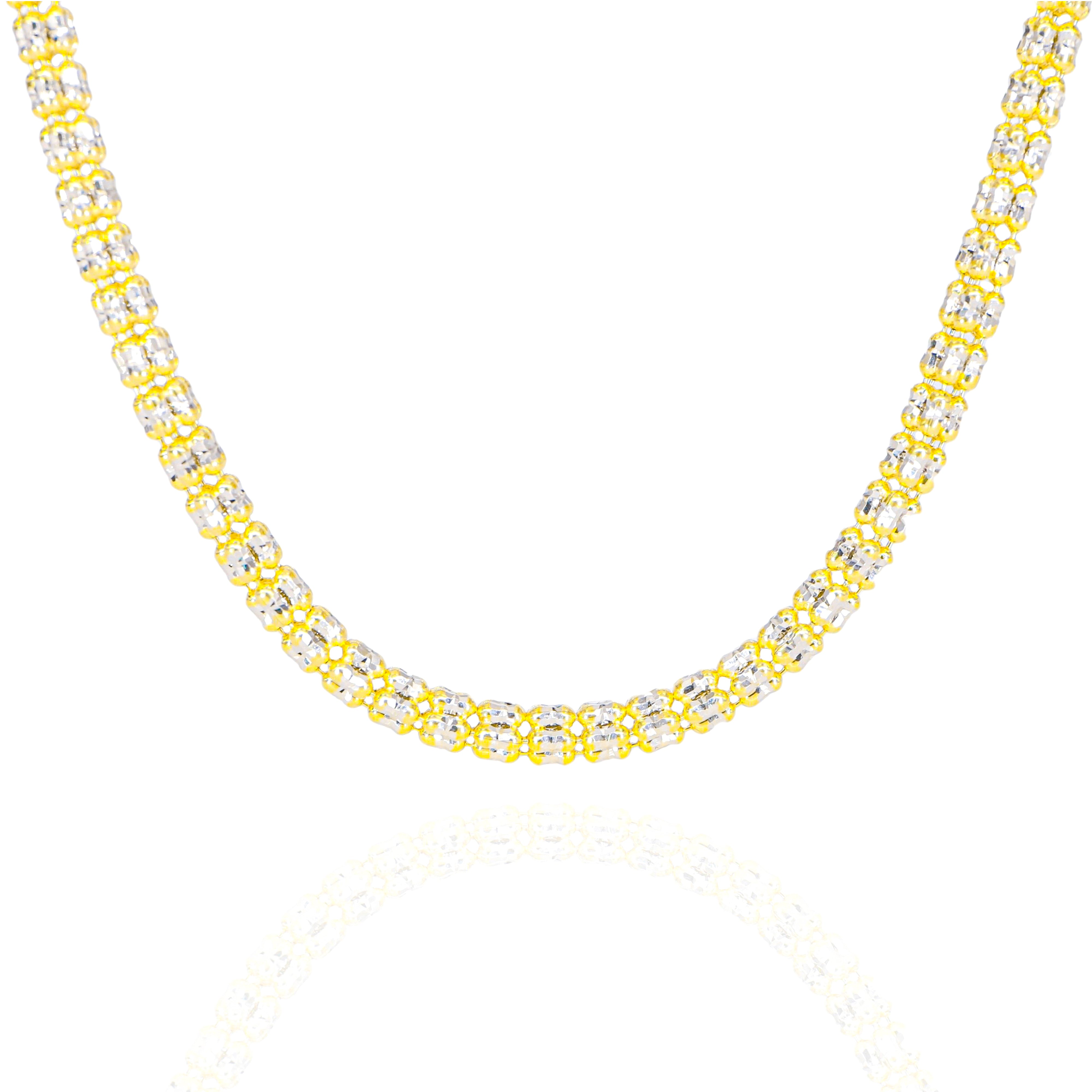 10KT Two-Tone Yellow Gold ICE Gold Chain