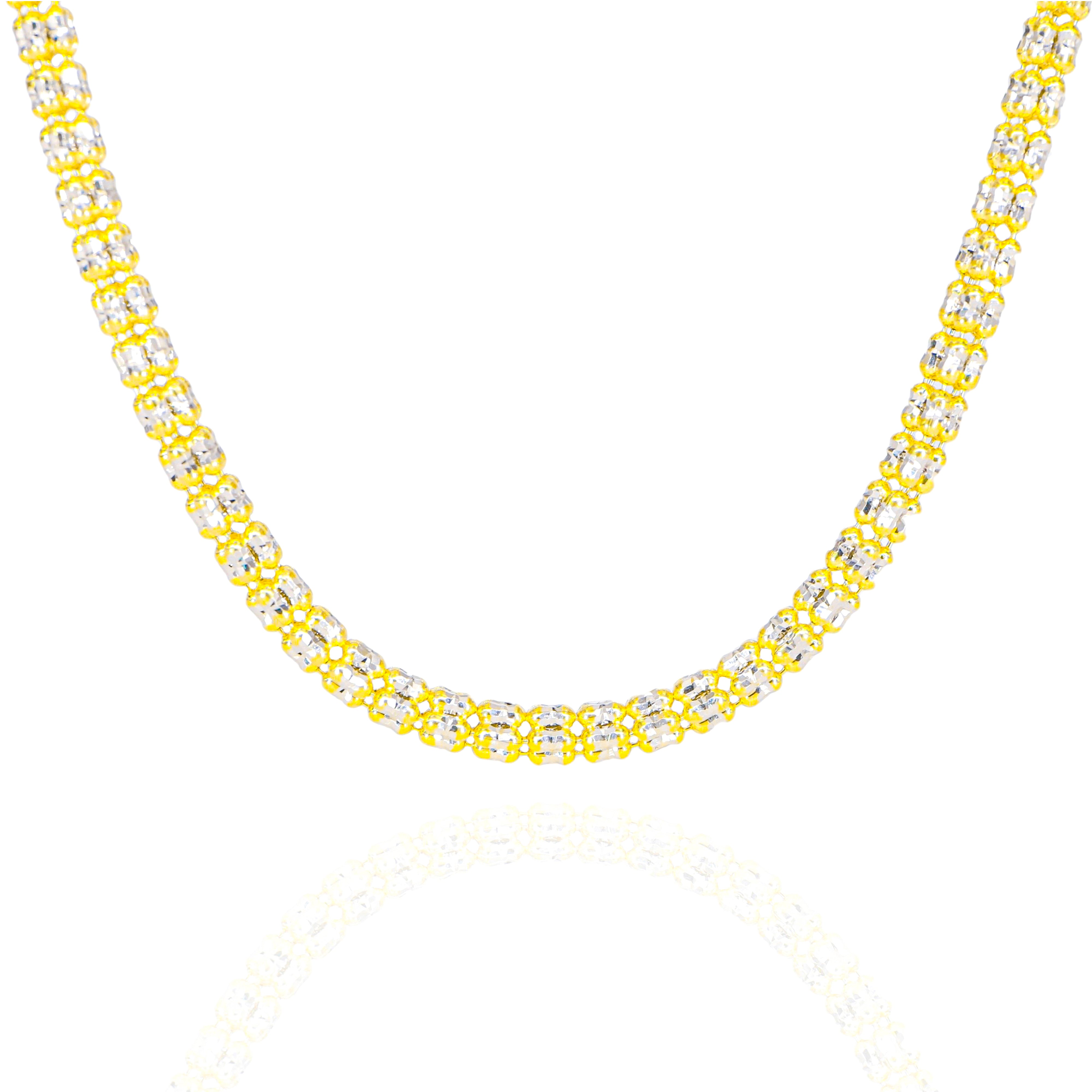 14KT Two-Tone Yellow Gold ICE Gold Chain