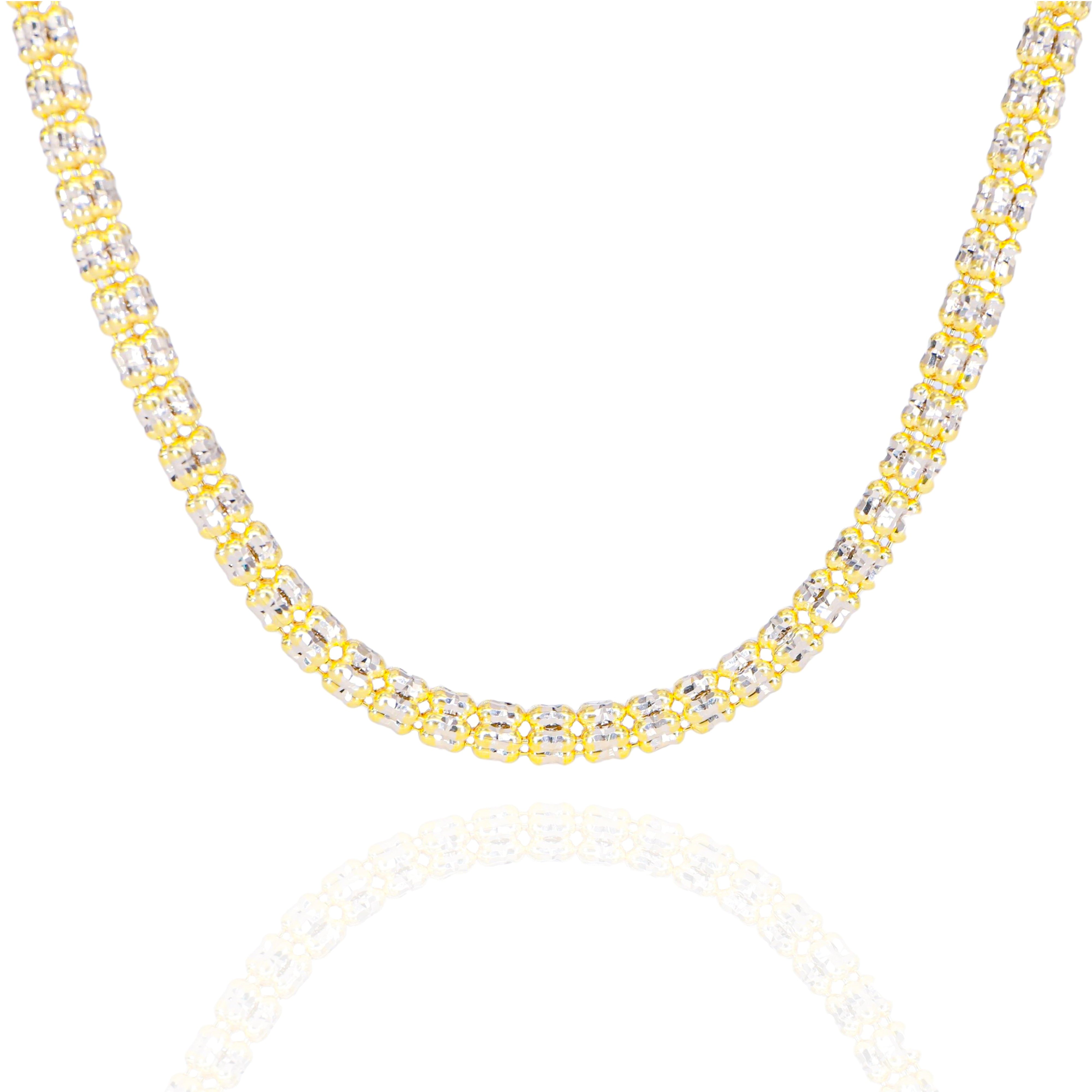 14KT Two-Tone Yellow Gold ICE Gold Chain