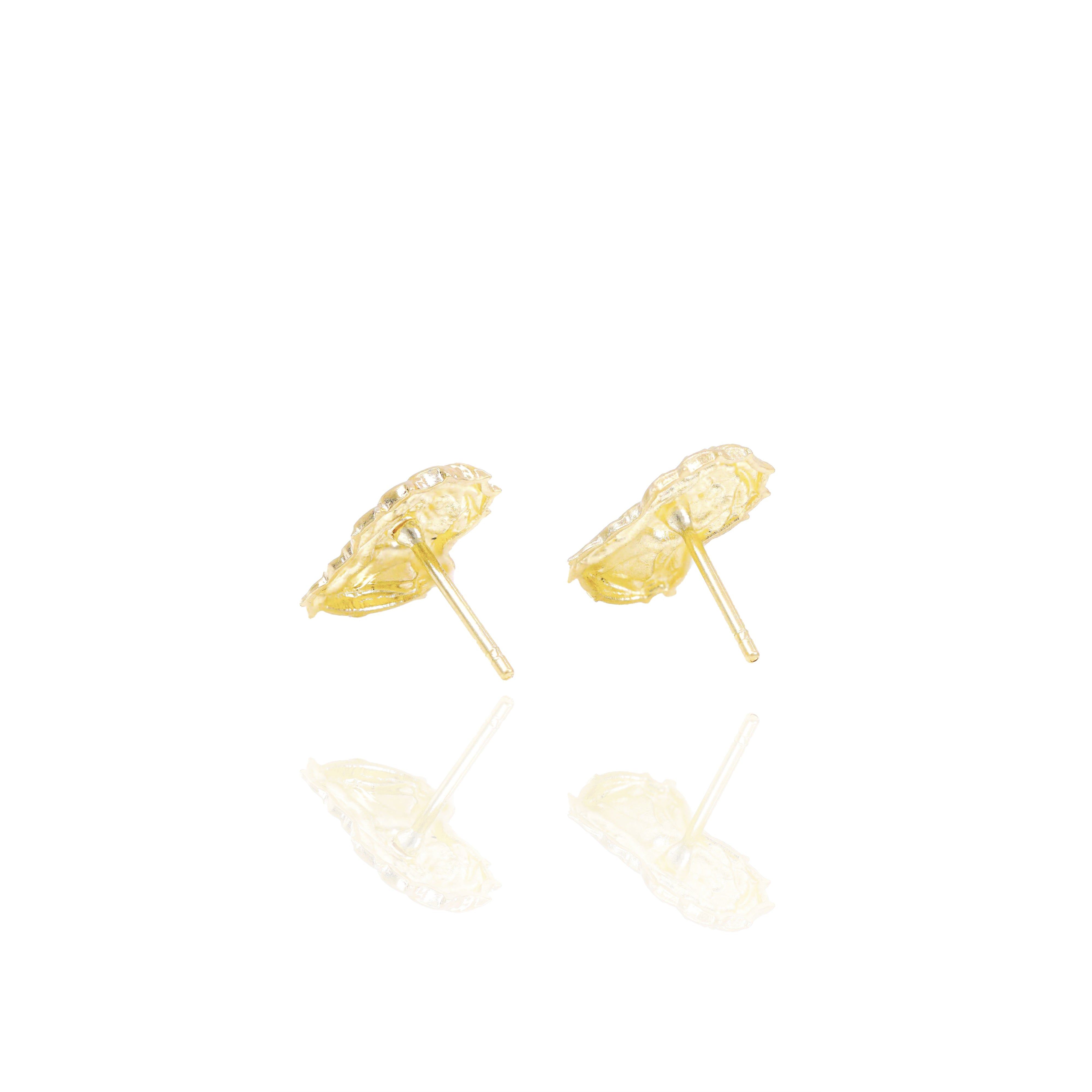 Jesus Gold Earrings