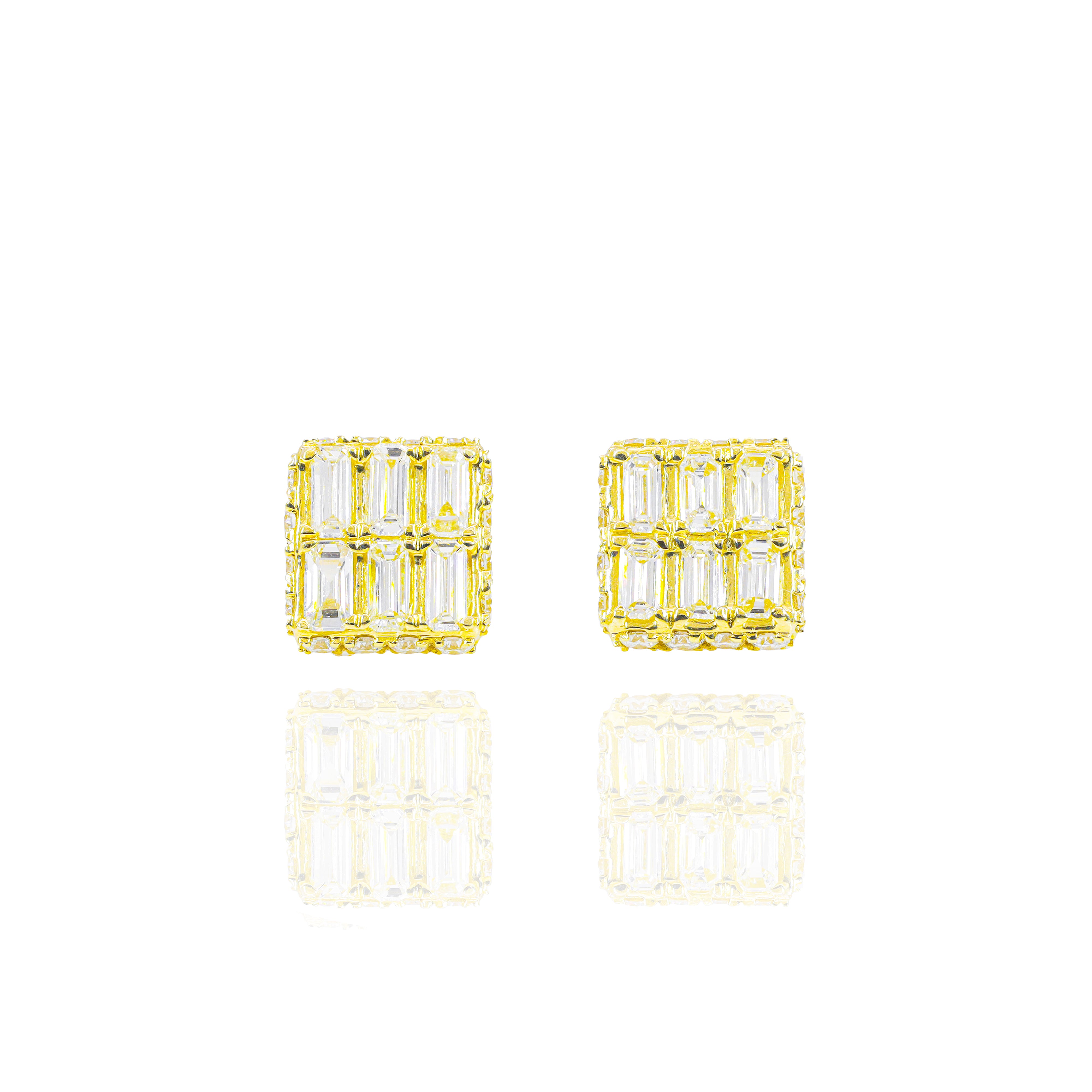 Emerald Diamond Earrings