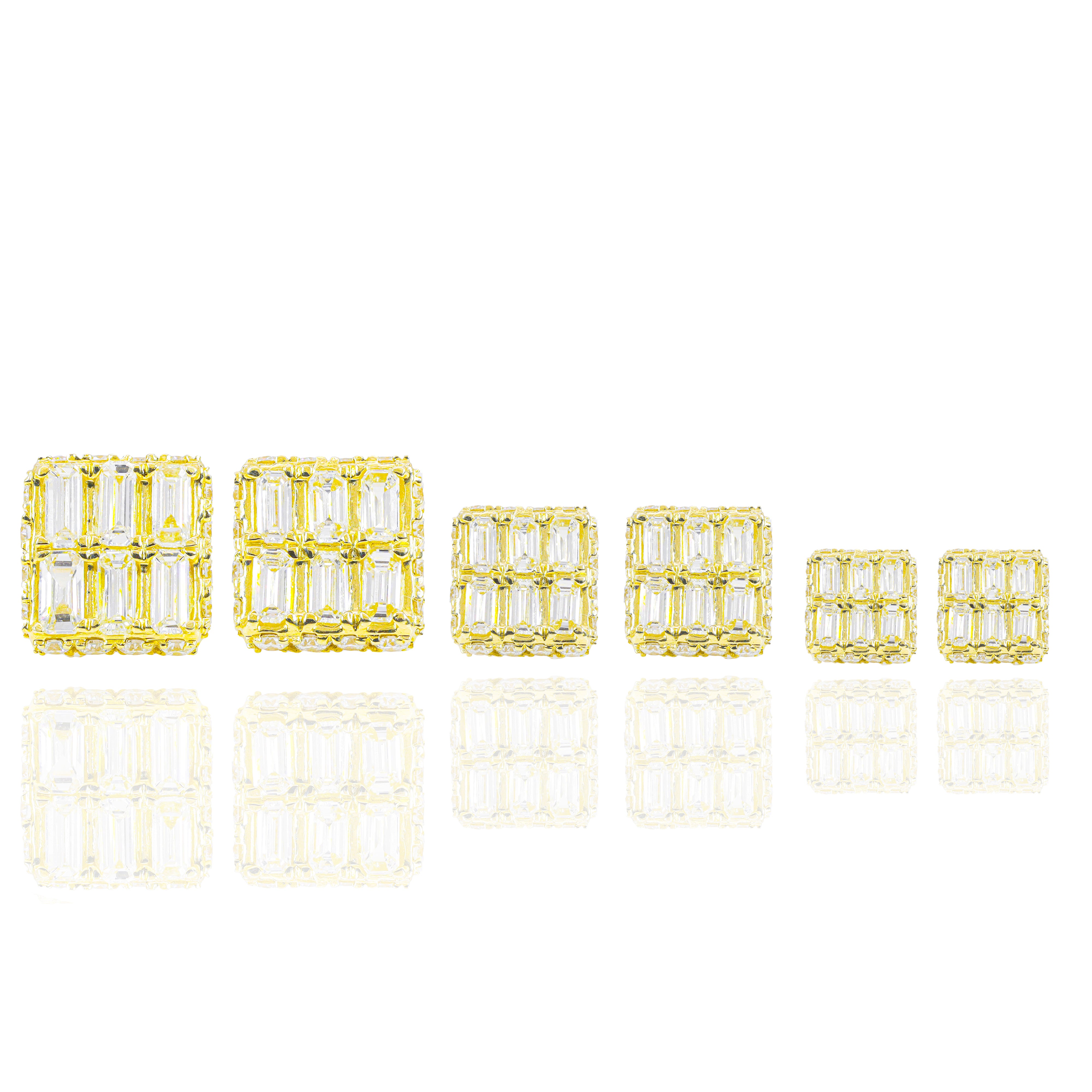 Emerald Diamond Earrings