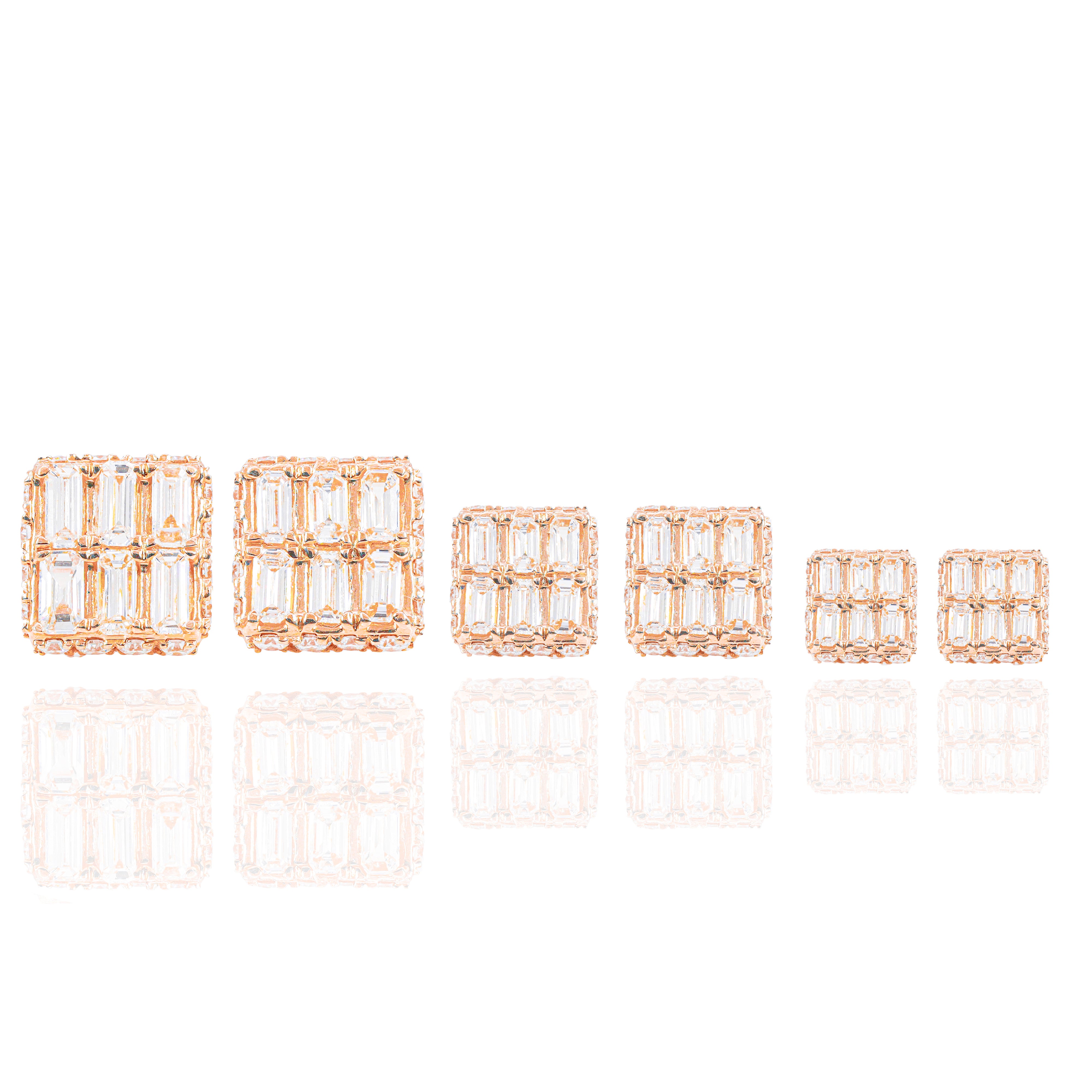 Emerald Diamond Earrings