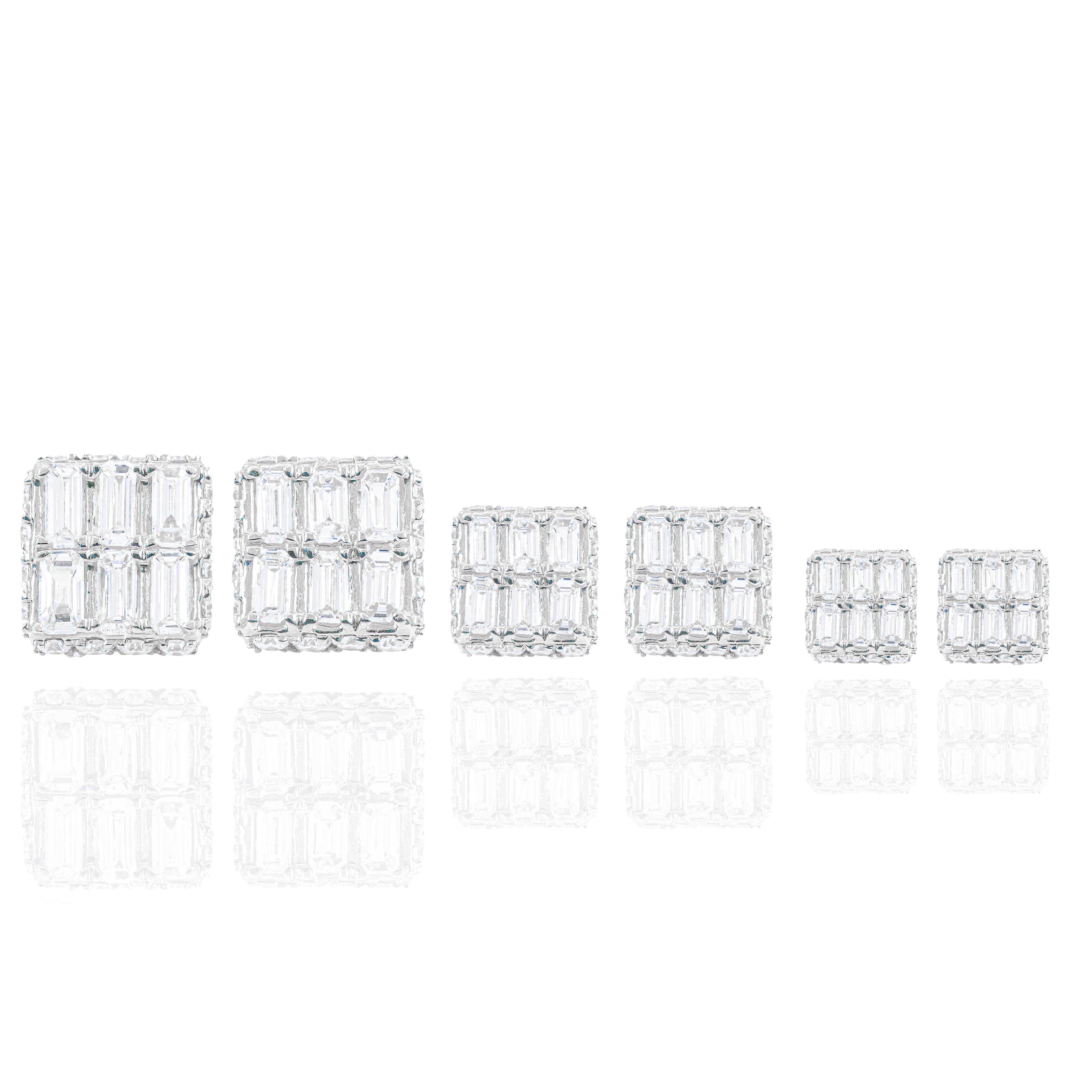 Emerald Diamond Earrings