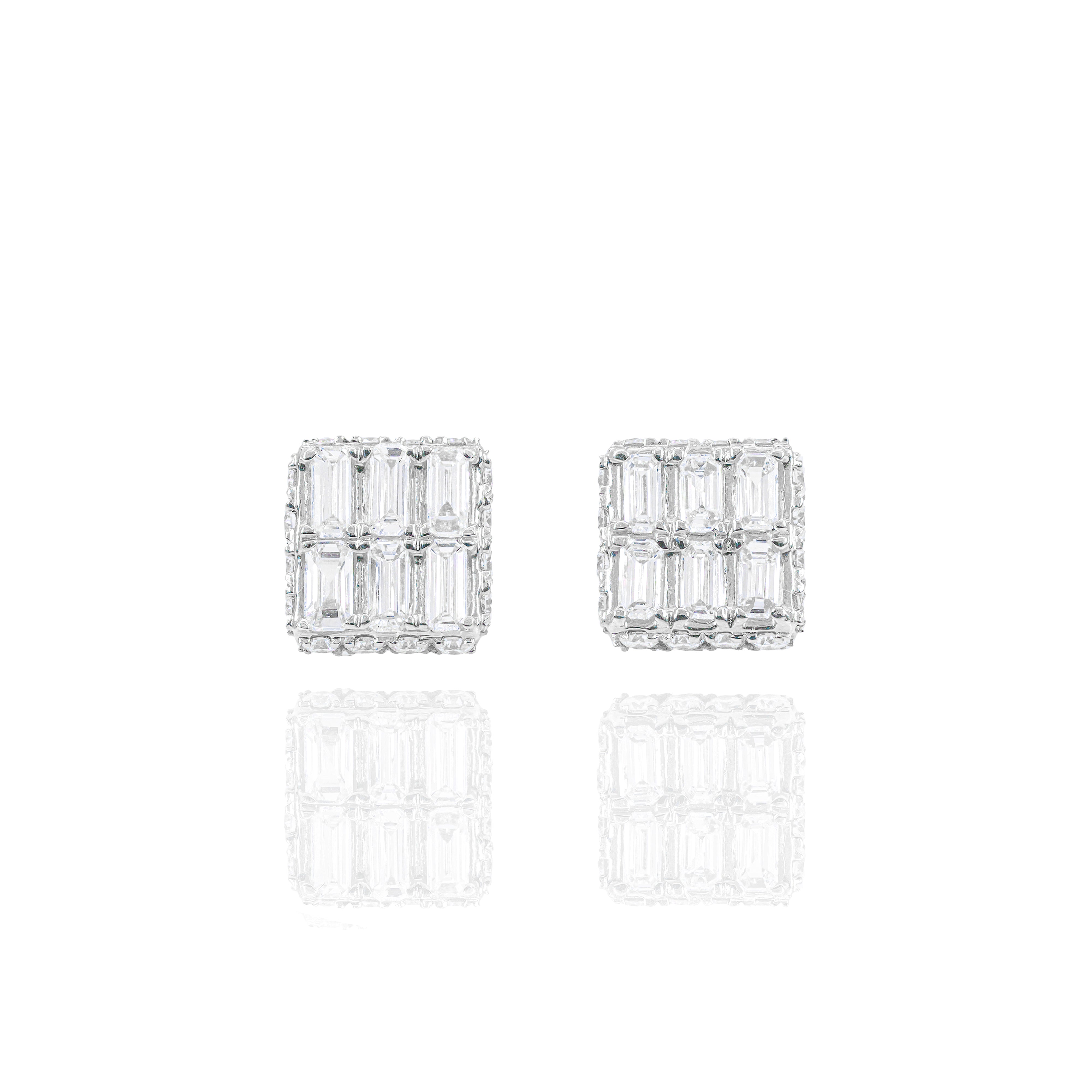 Emerald Diamond Earrings