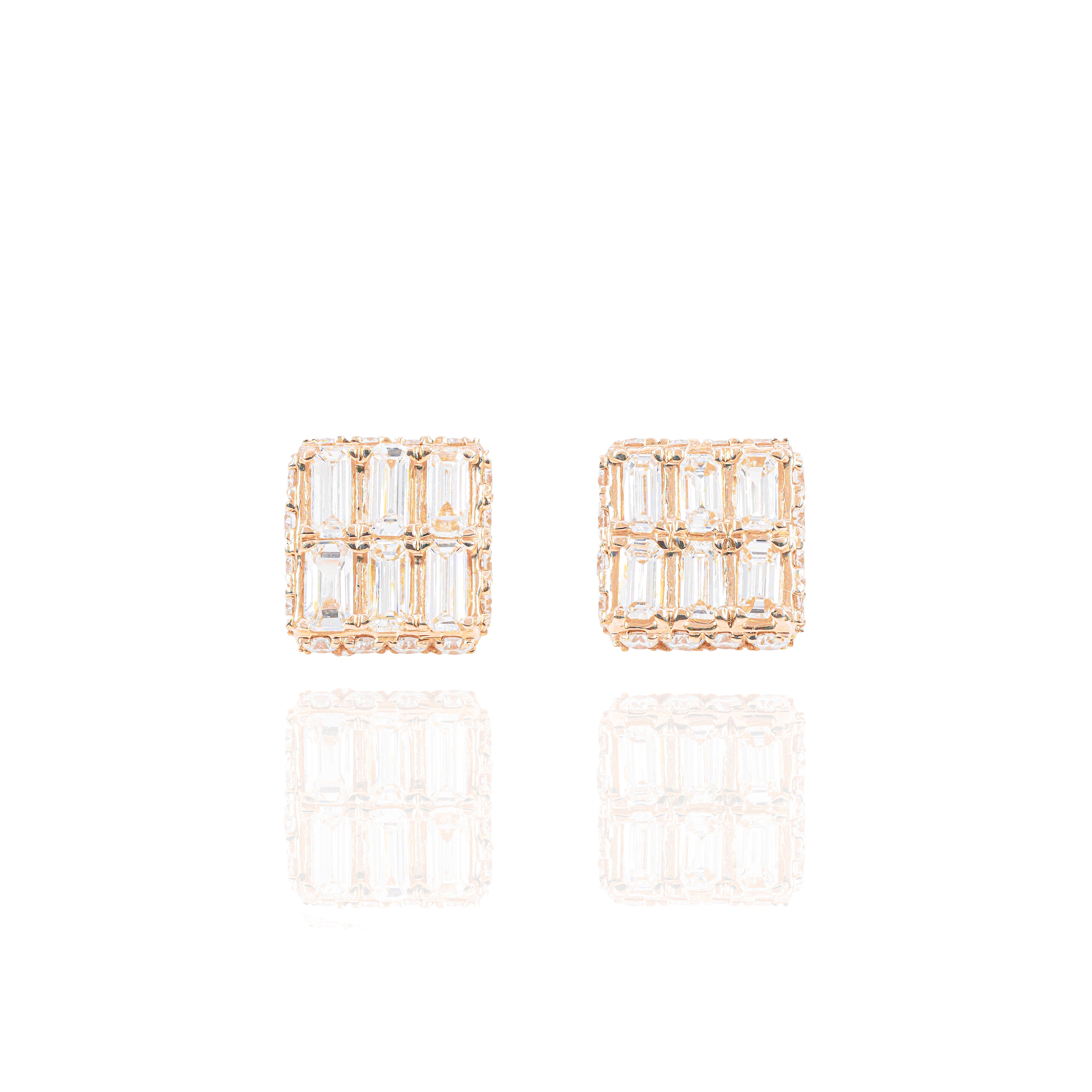 Emerald Diamond Earrings