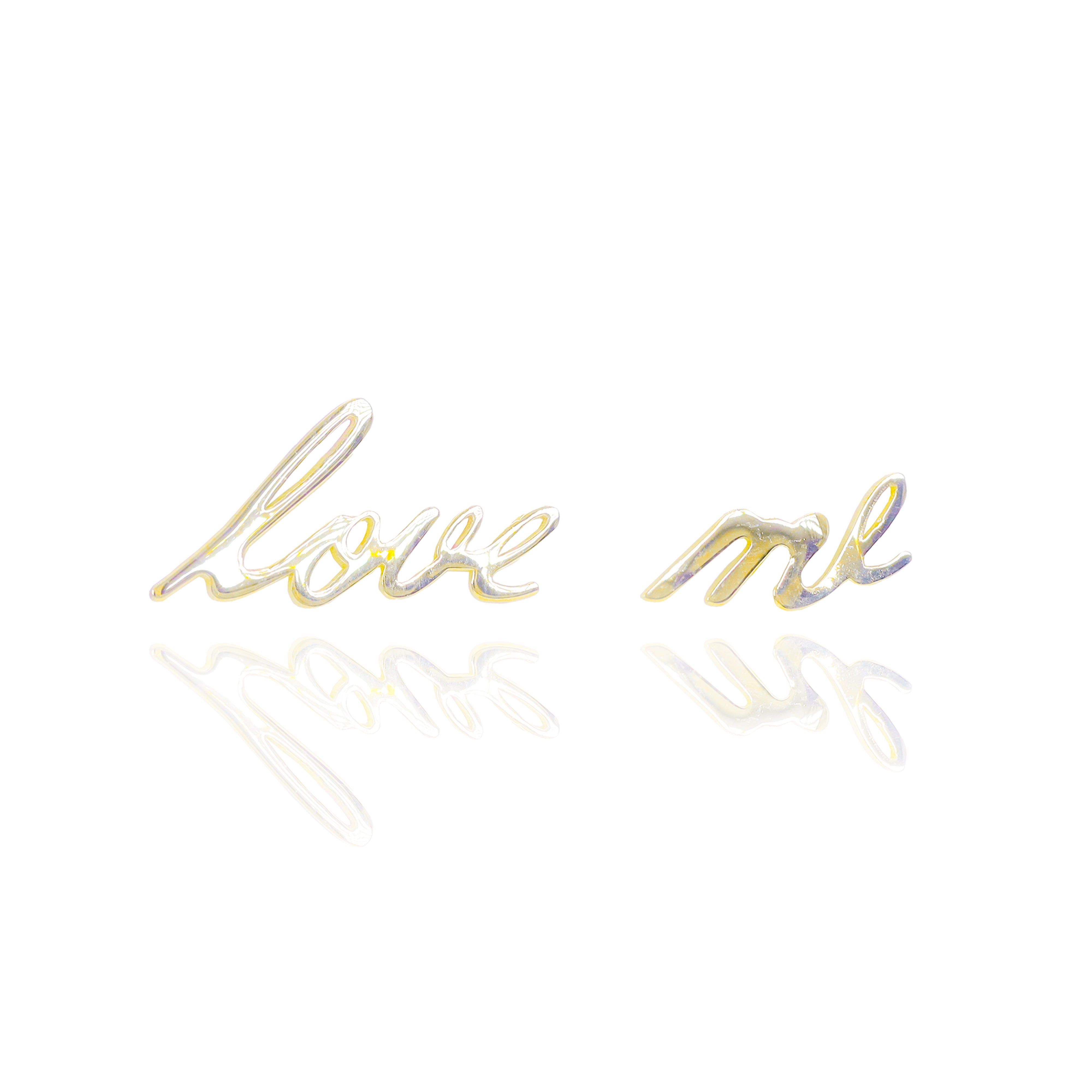 Love Me Solid Gold Earrings