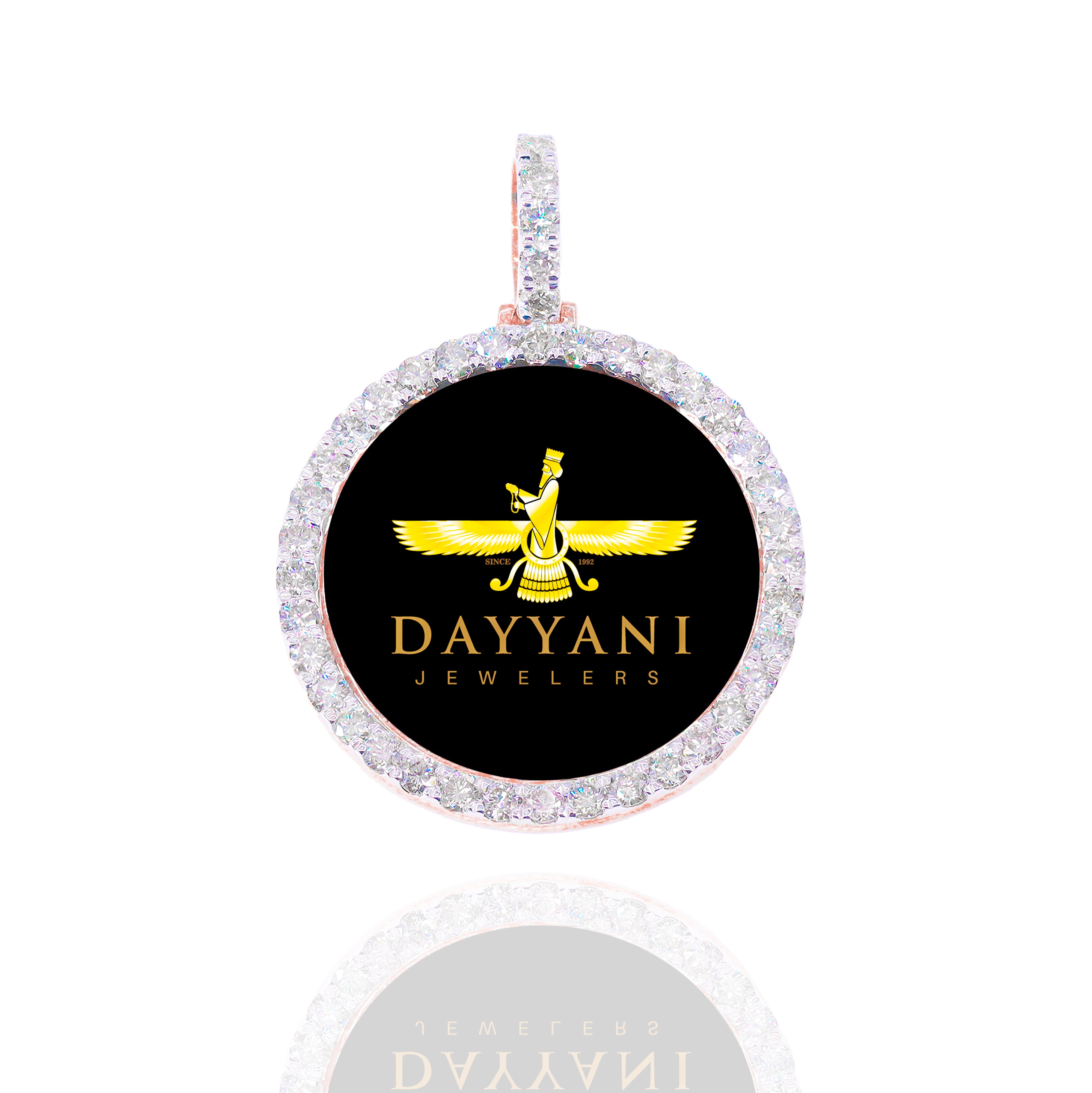 1.20 Inch One Row Memory Diamond Pendant