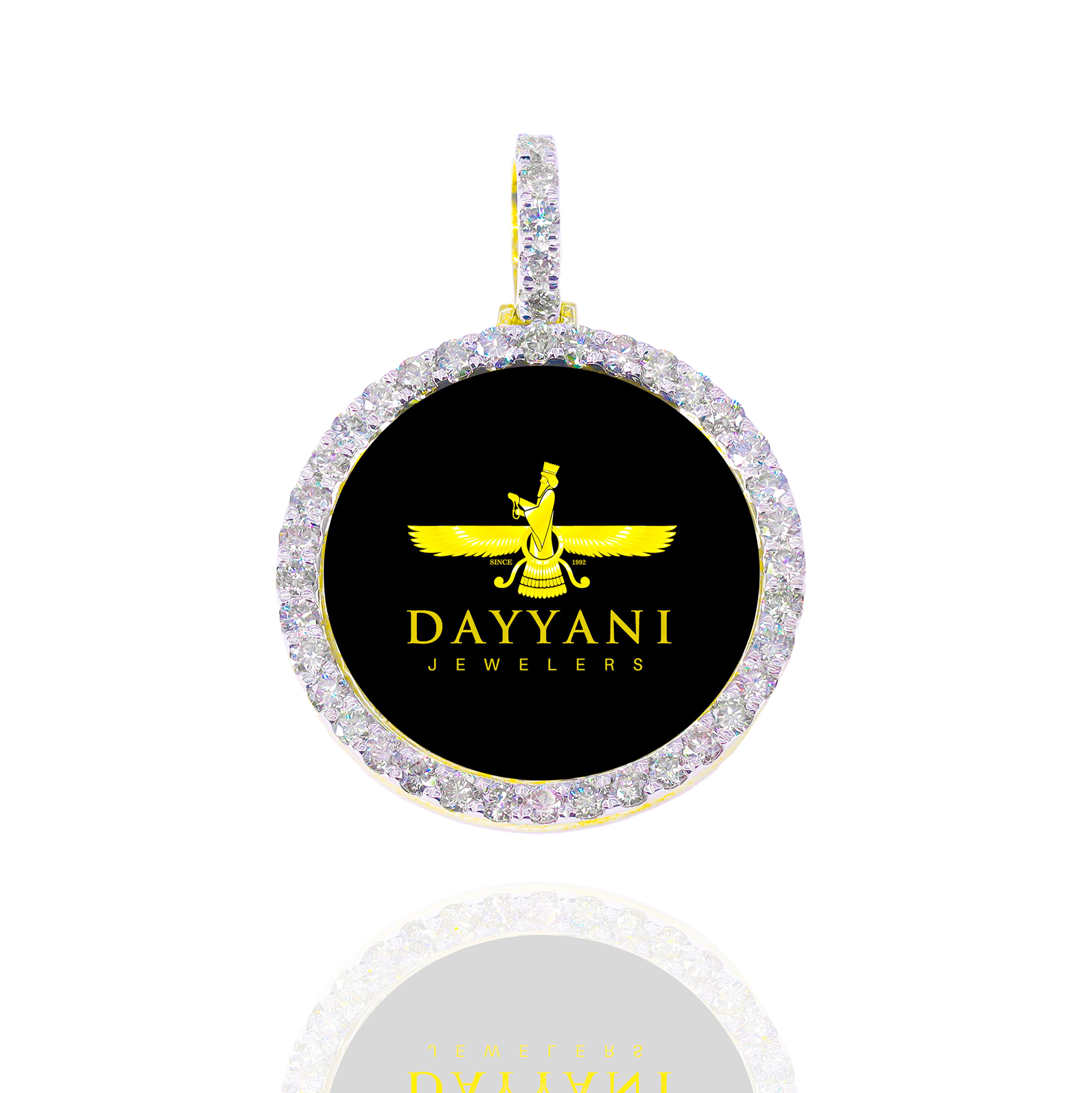 1.20 Inch One Row Memory Diamond Pendant