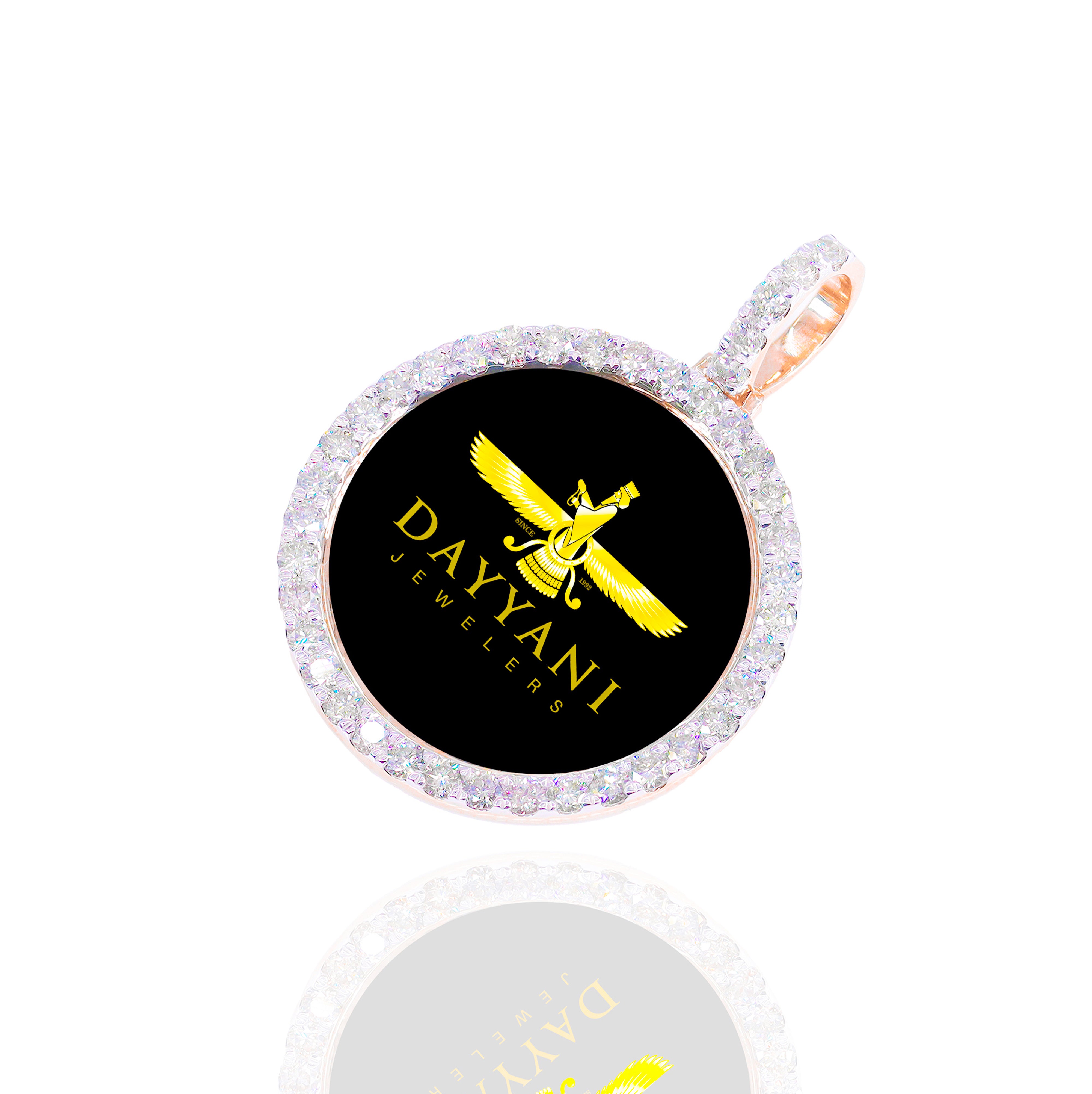 1.20 Inch One Row Memory Diamond Pendant