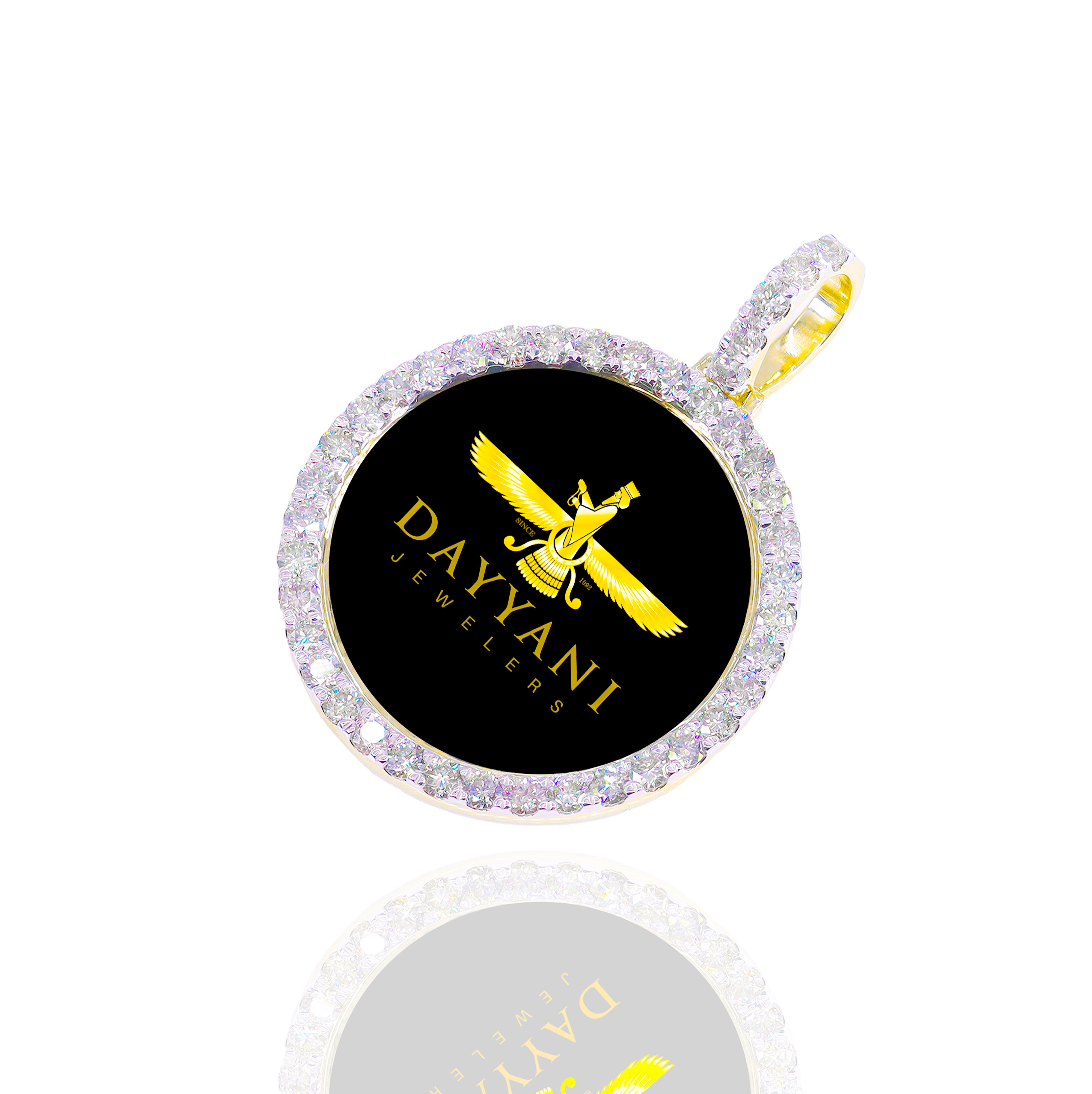 1.20 Inch One Row Memory Diamond Pendant