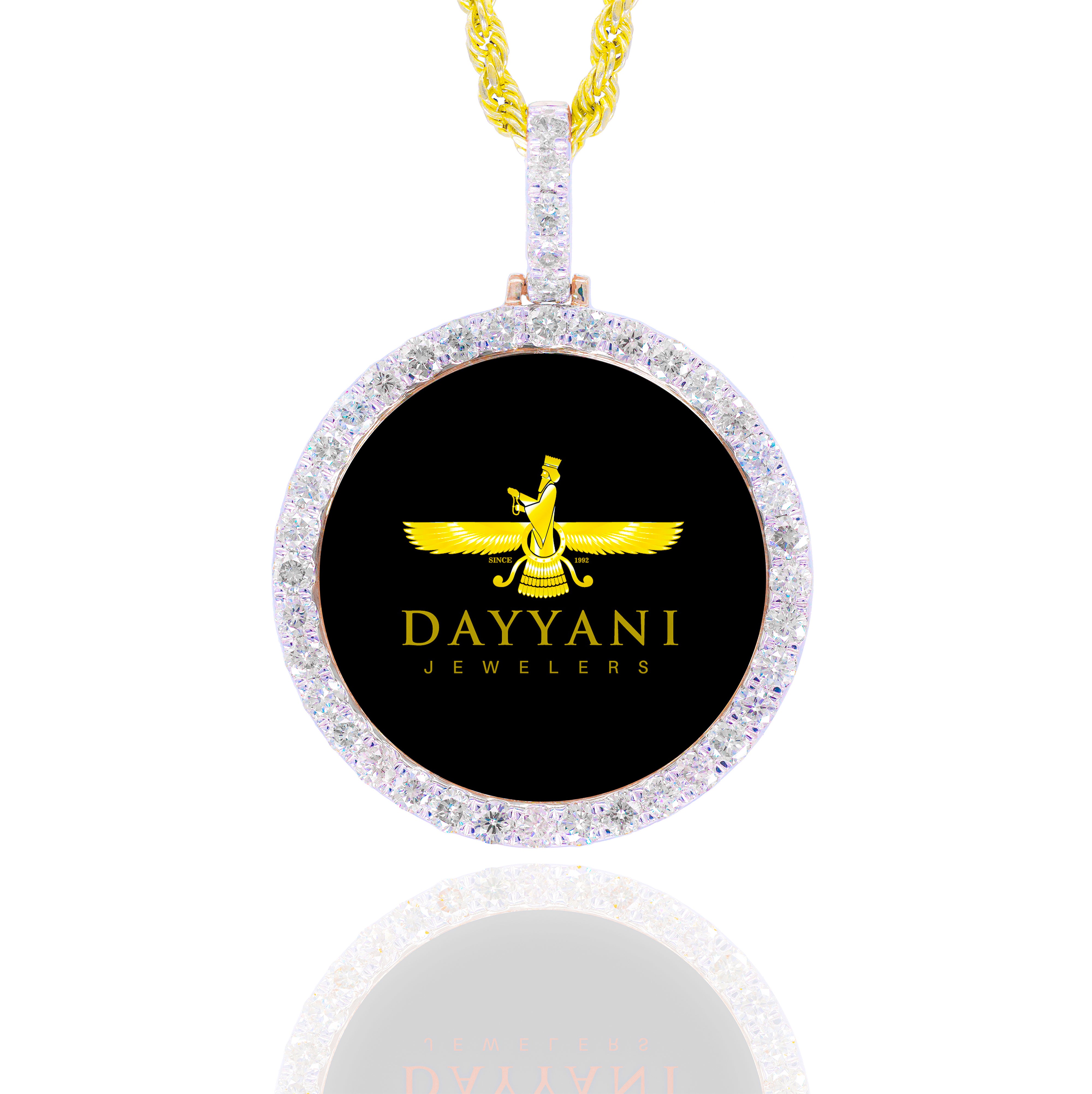 1.20 Inch One Row Memory Diamond Pendant