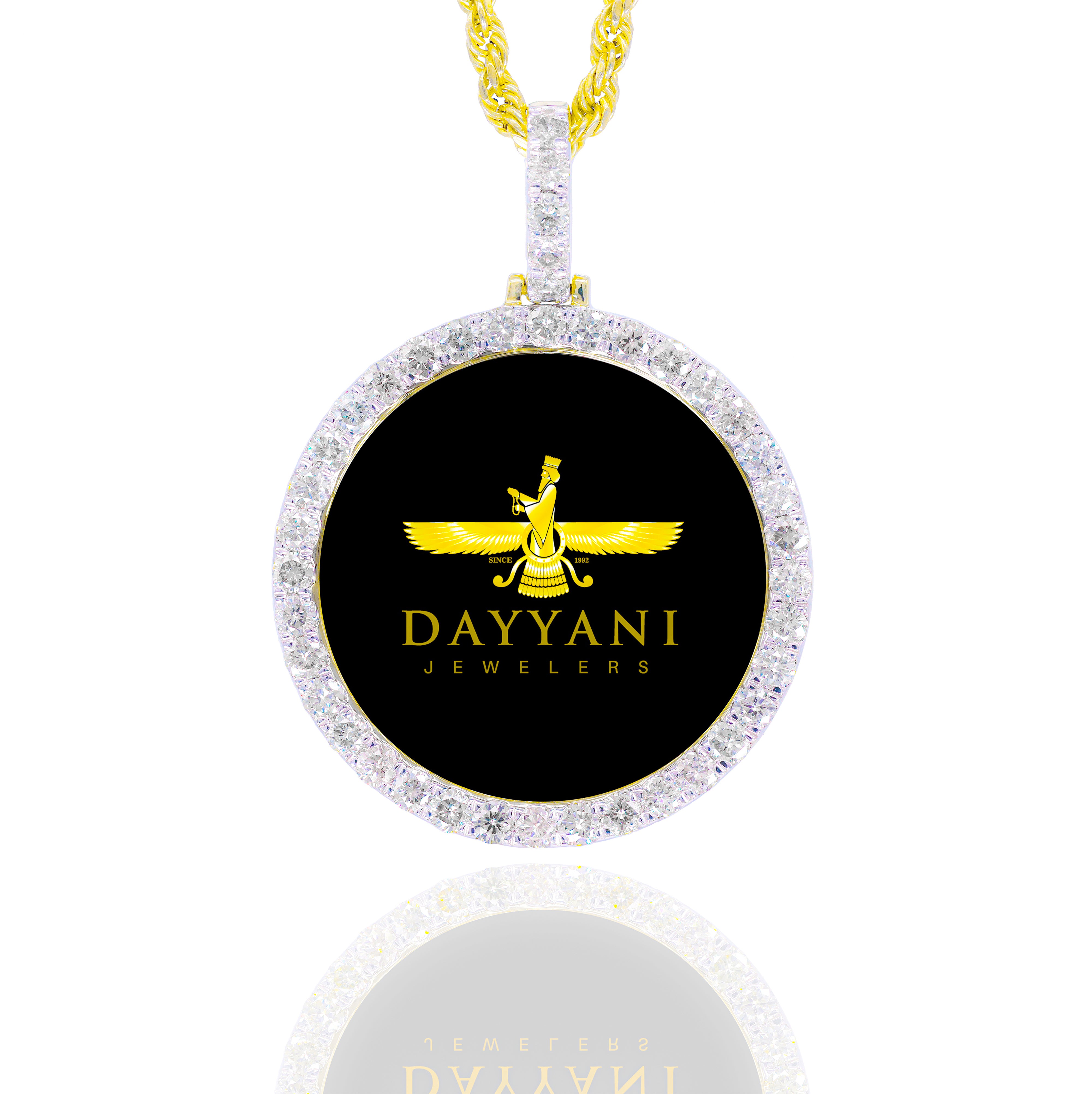 1.20 Inch One Row Memory Diamond Pendant