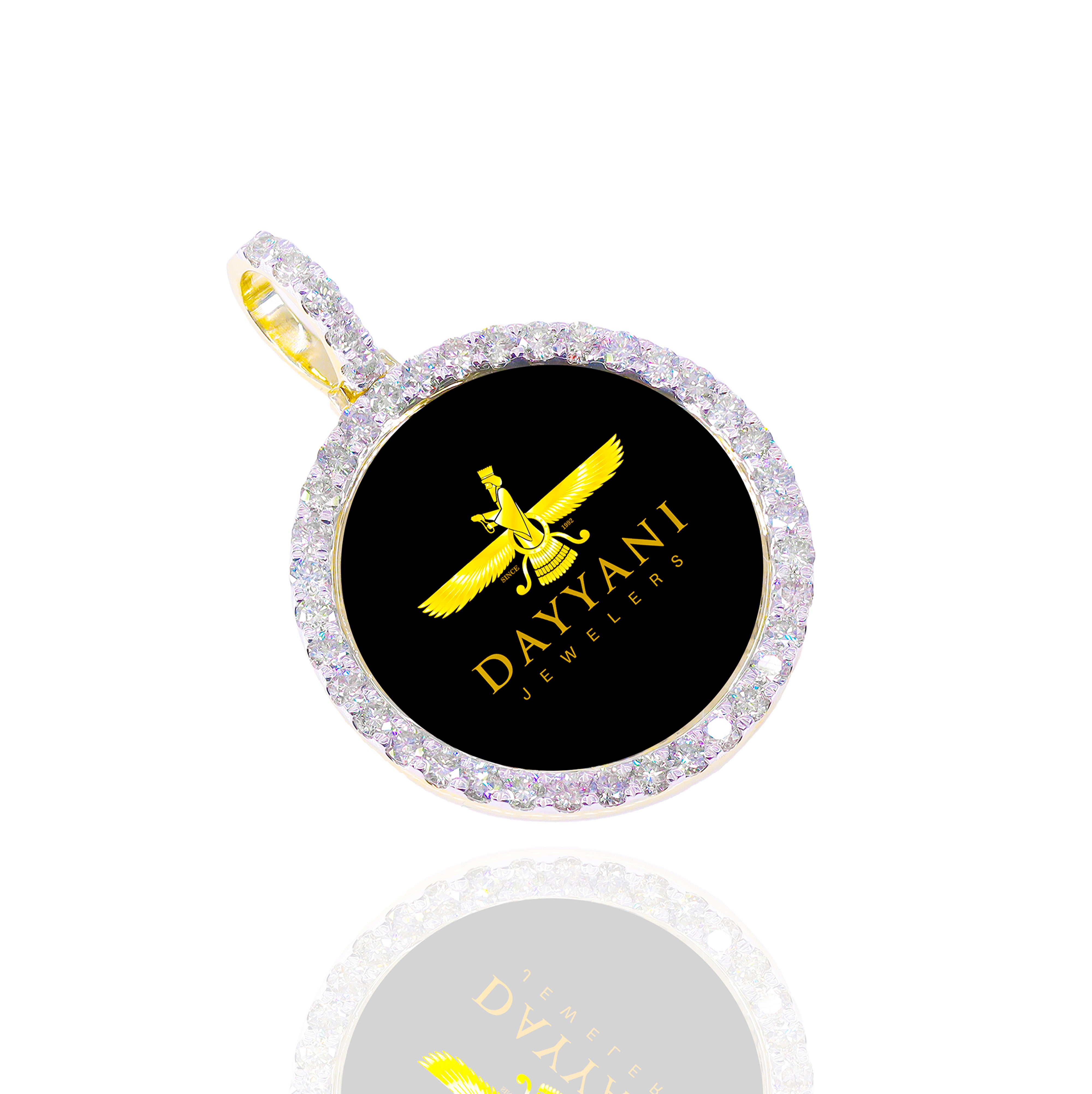 1.20 Inch One Row Memory Diamond Pendant