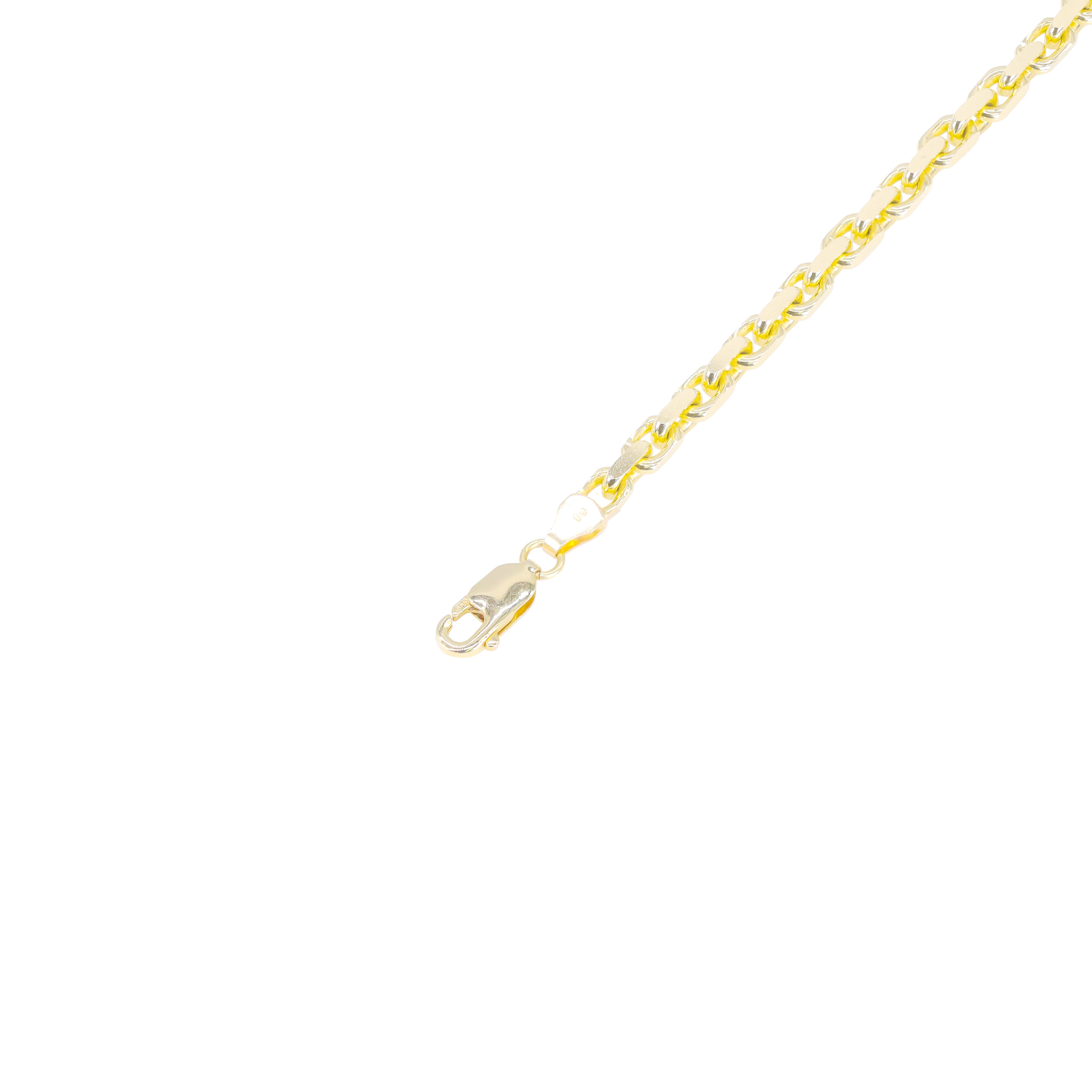 14KT Yellow Gold Thinner Odin Link Gold Bracelet