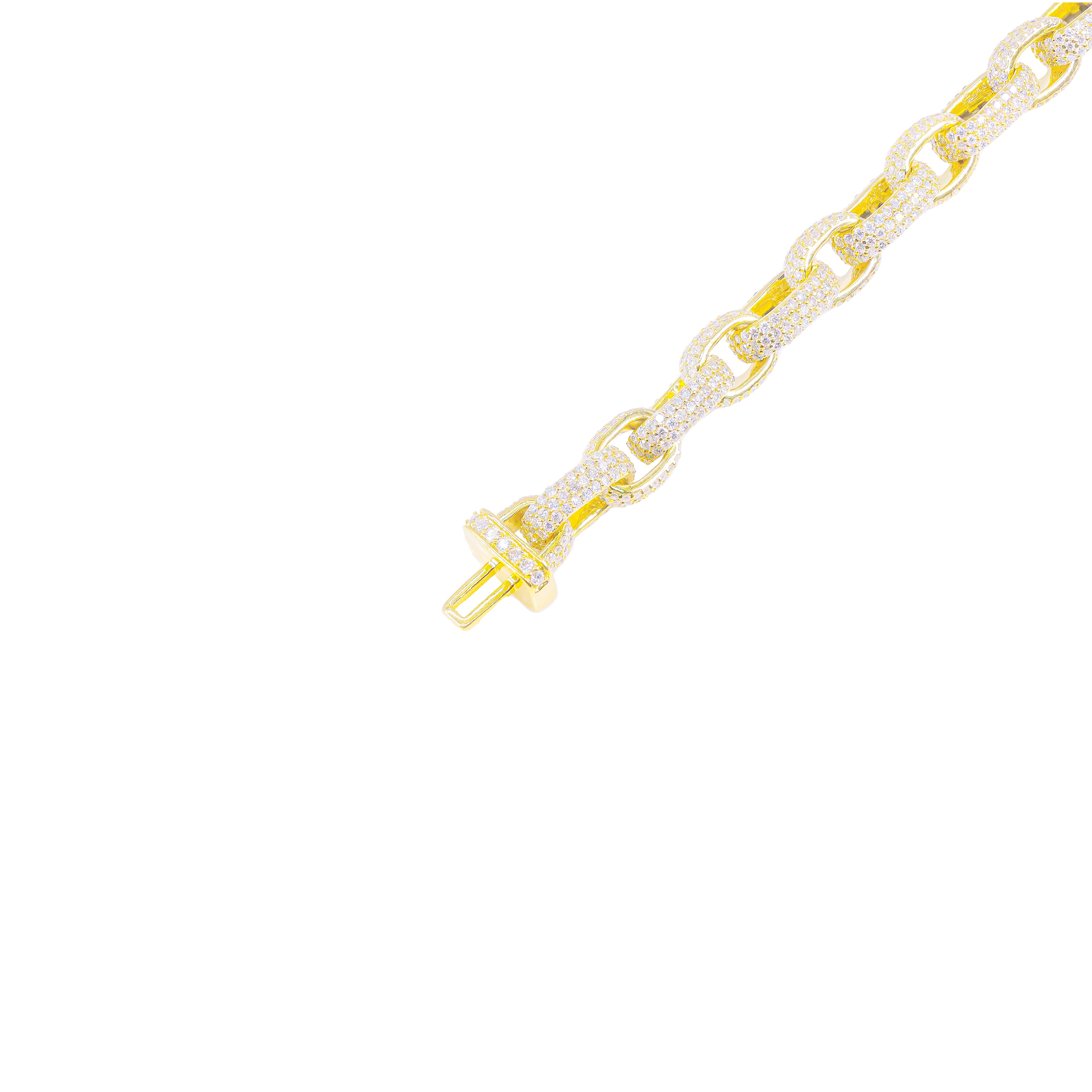 Diamond Hermes Link Chain